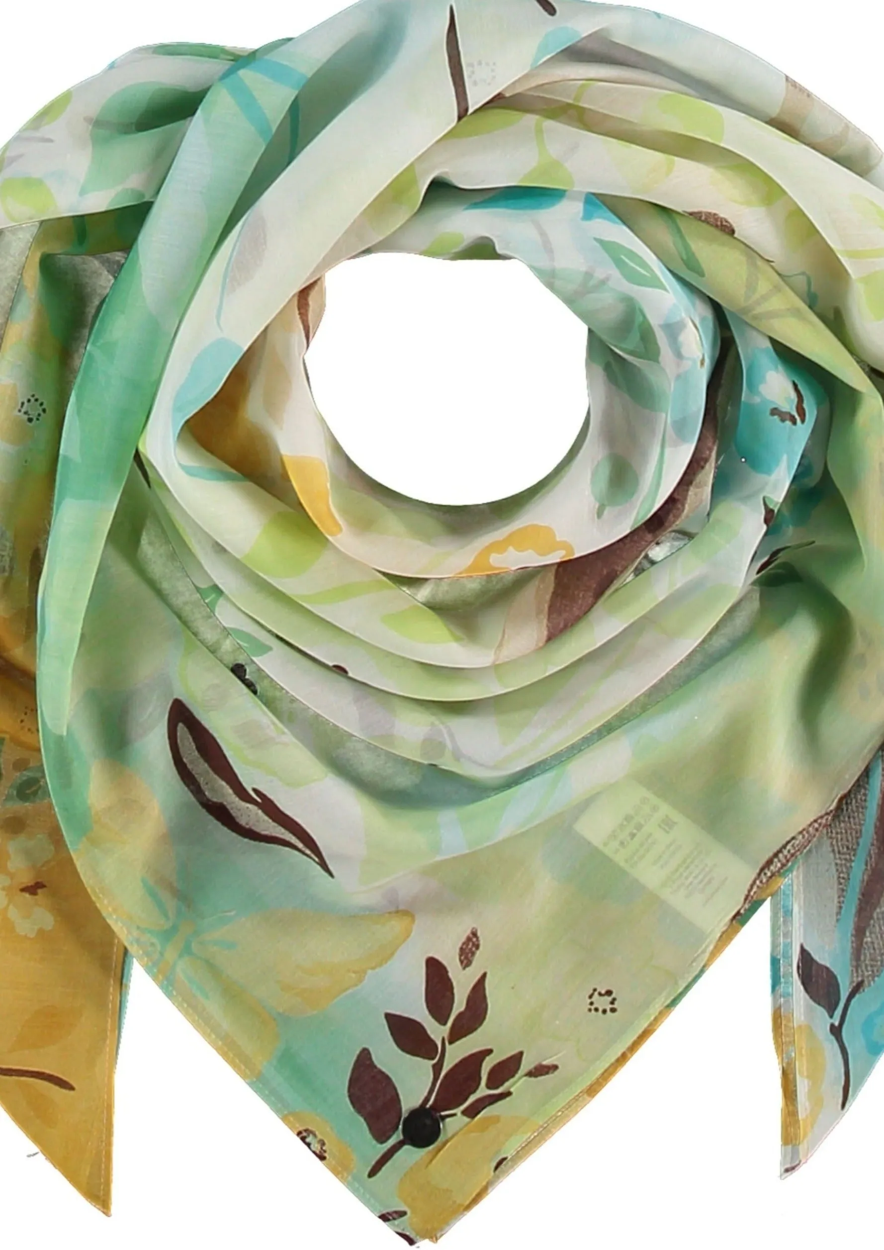 Butterfly Garden Print Scarf