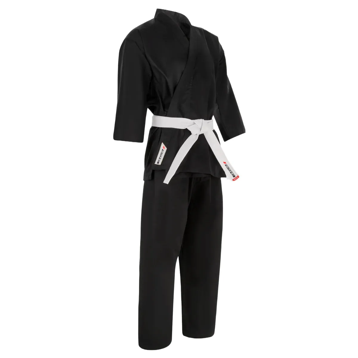 Bytomic Red Label 7oz Cotton Karate Uniform Black