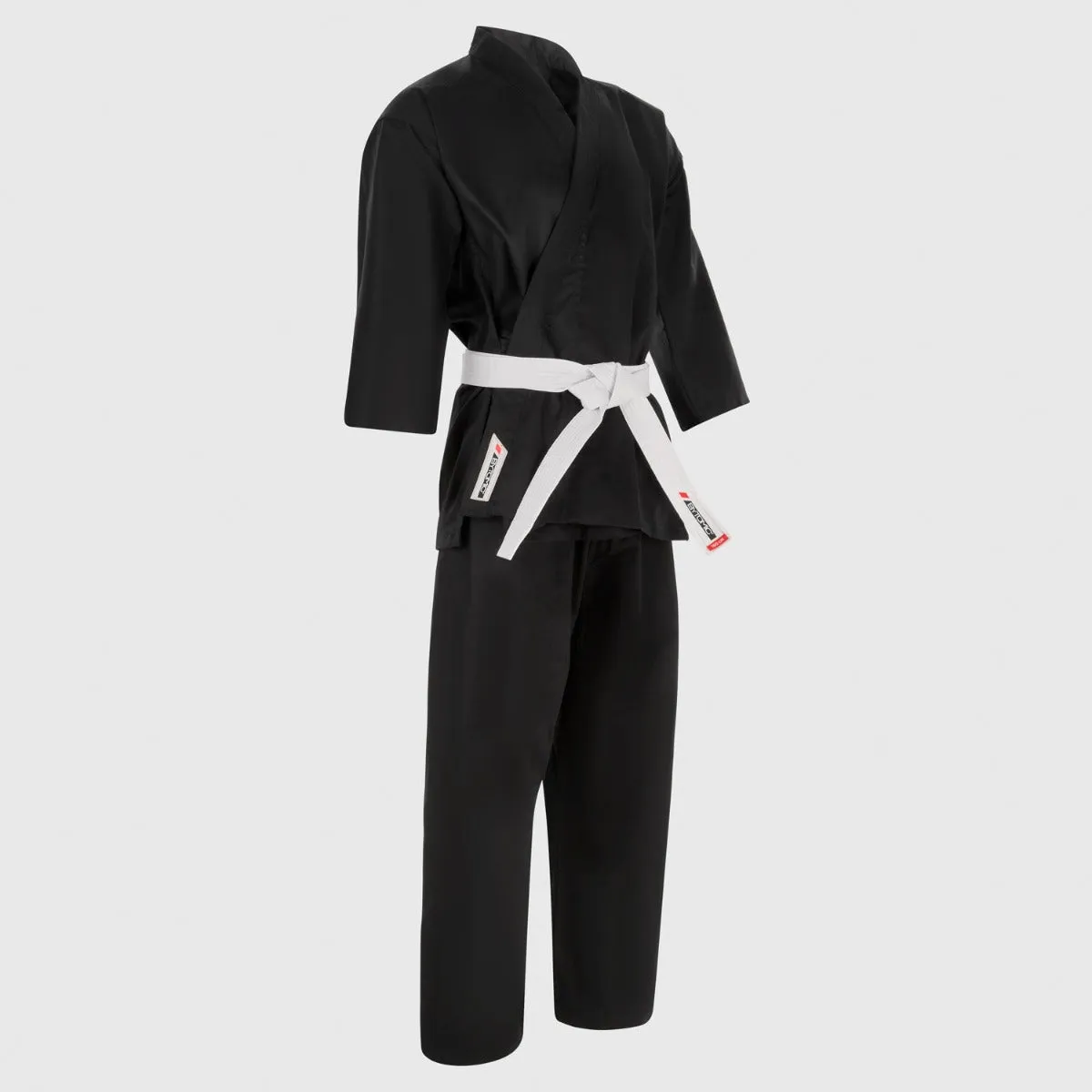 Bytomic Red Label 7oz Cotton Karate Uniform Black