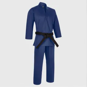 Bytomic Red Label V-Neck Kids Martial Arts Uniform Blue