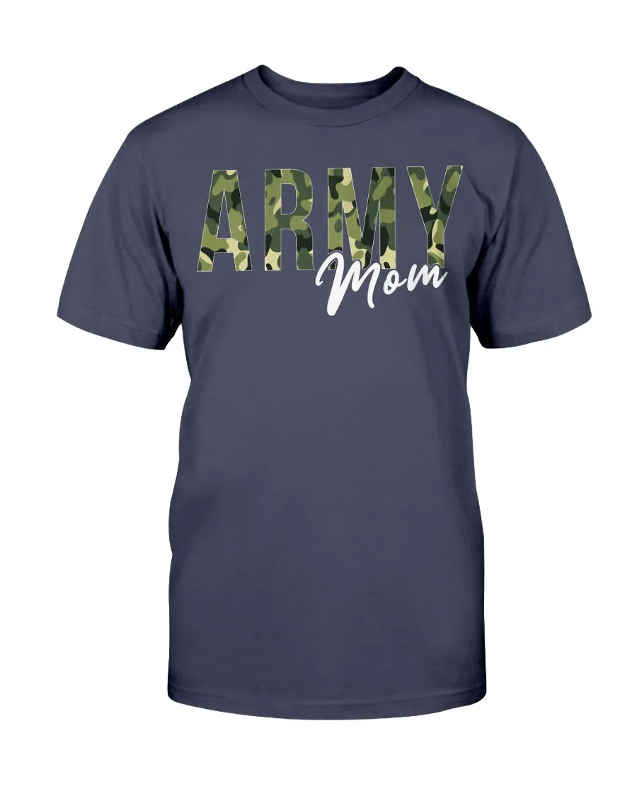 Camo Characters Army Mom T-shirts