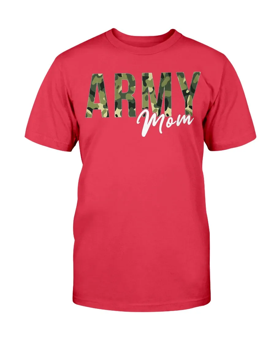 Camo Characters Army Mom T-shirts