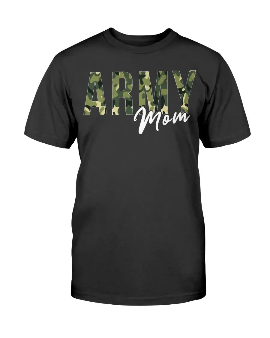 Camo Characters Army Mom T-shirts