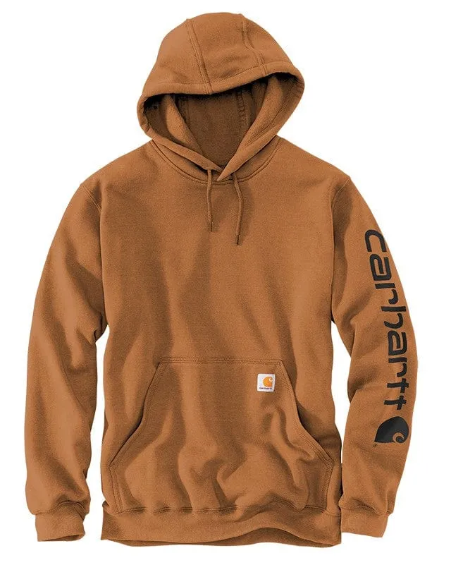 Carhartt - Men's Midweight Loose Fit Hooded Logo Sweatshirt