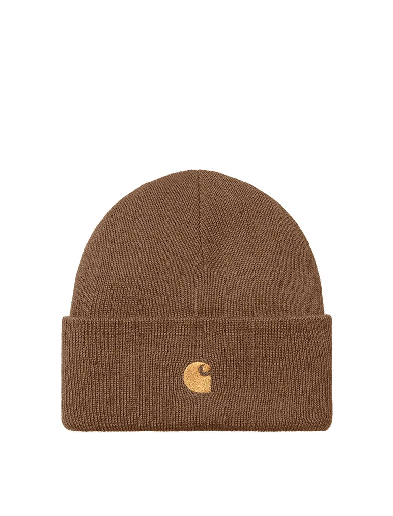 Carhartt WIP Chase Beanie Tamarind / Gold