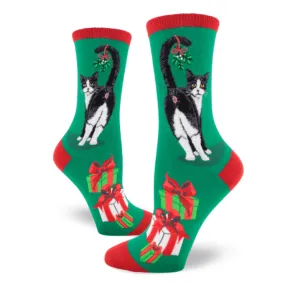 Cat Butt Christmas Women's Crew Socks