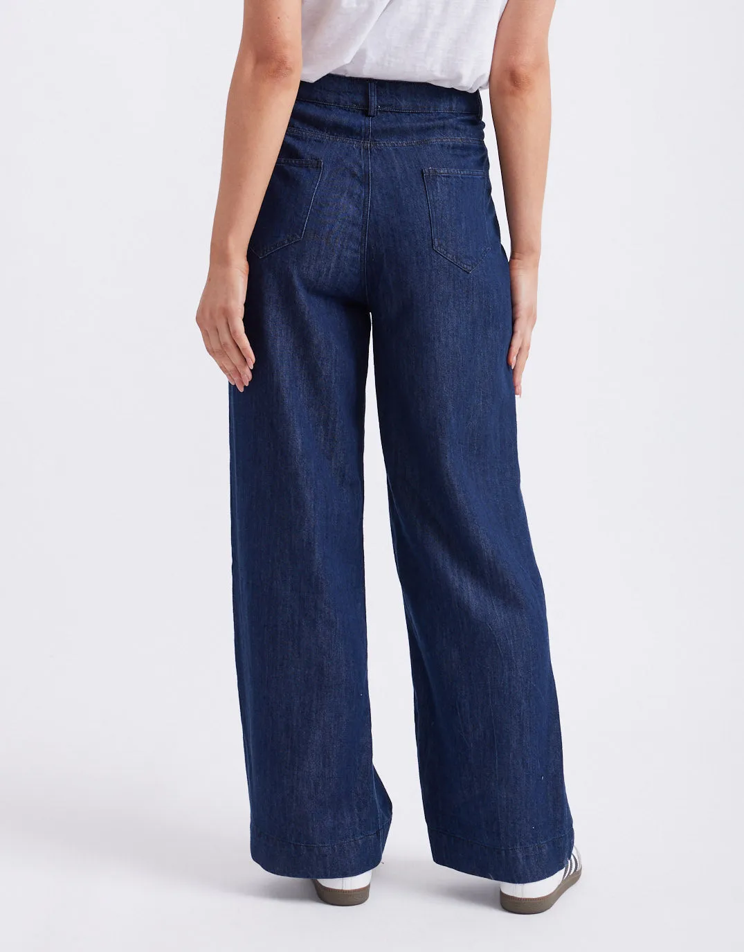 Celeste Tencel Pants - Dark Denim