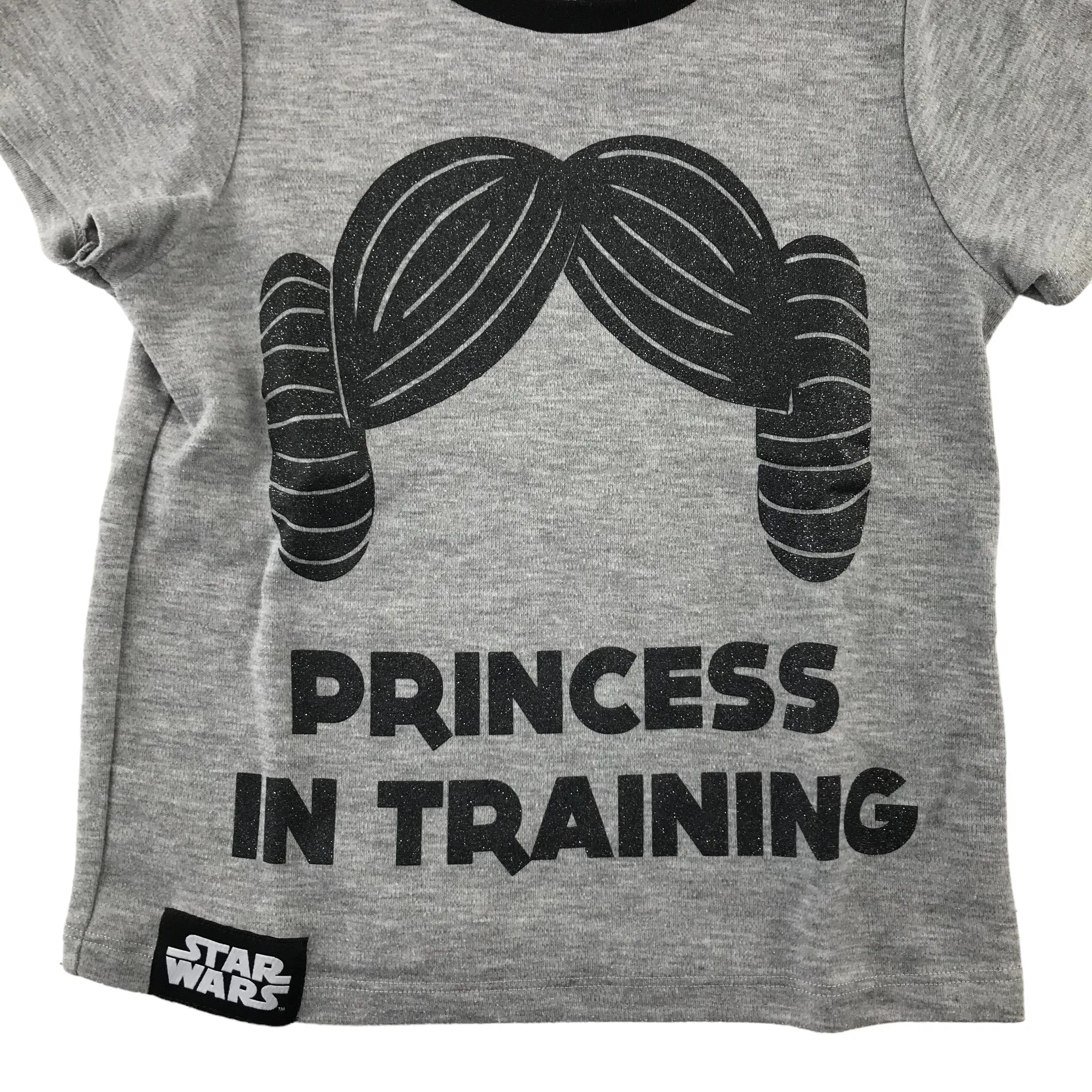 Character.com T-shirt 5-6 years light grey Star Wars Leia Princess in Training