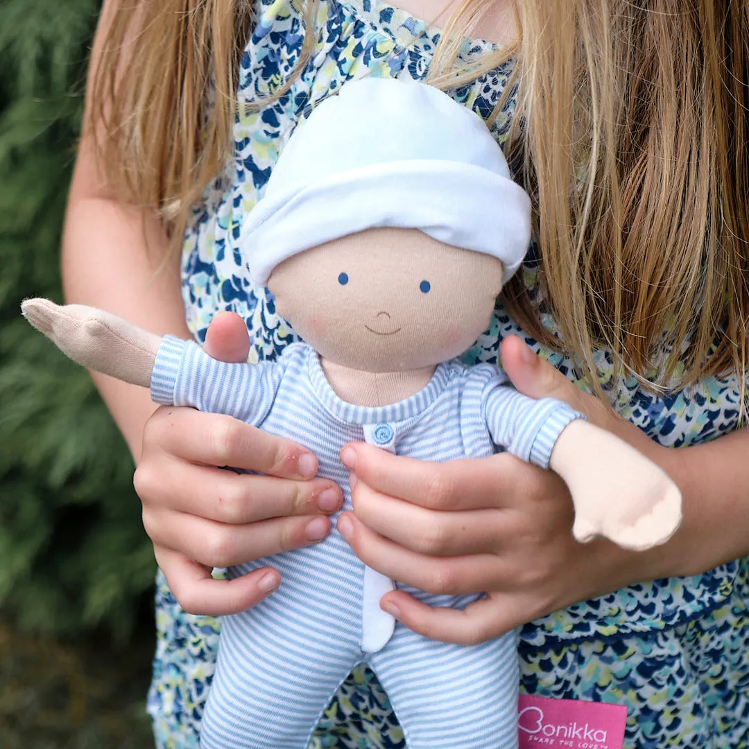 Cherub Baby in Blue Outfit