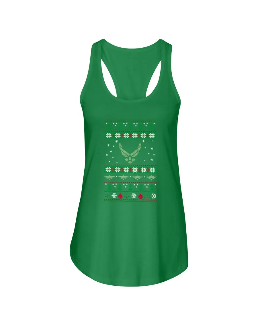 Christmas Air Force Mom Family T-shirts