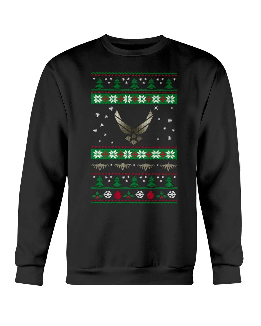 Christmas Air Force Mom Family T-shirts