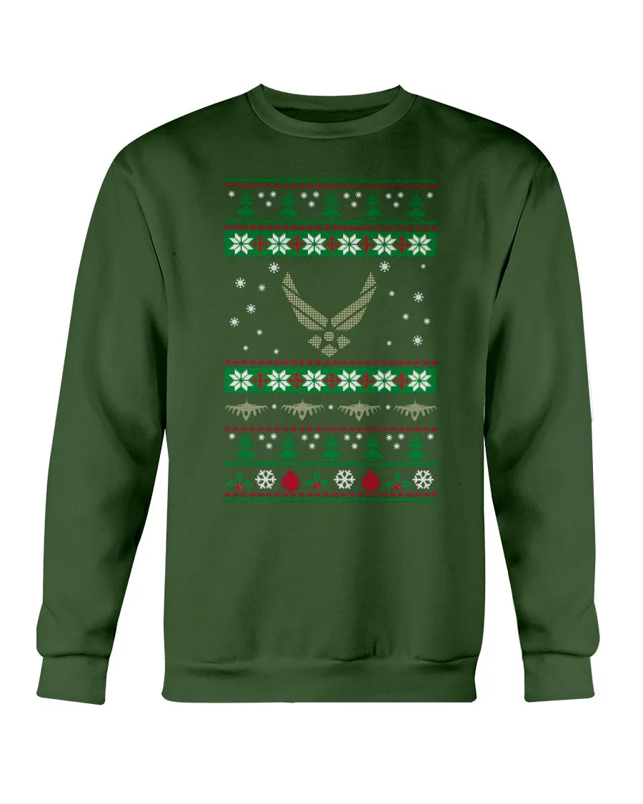 Christmas Air Force Mom Family T-shirts