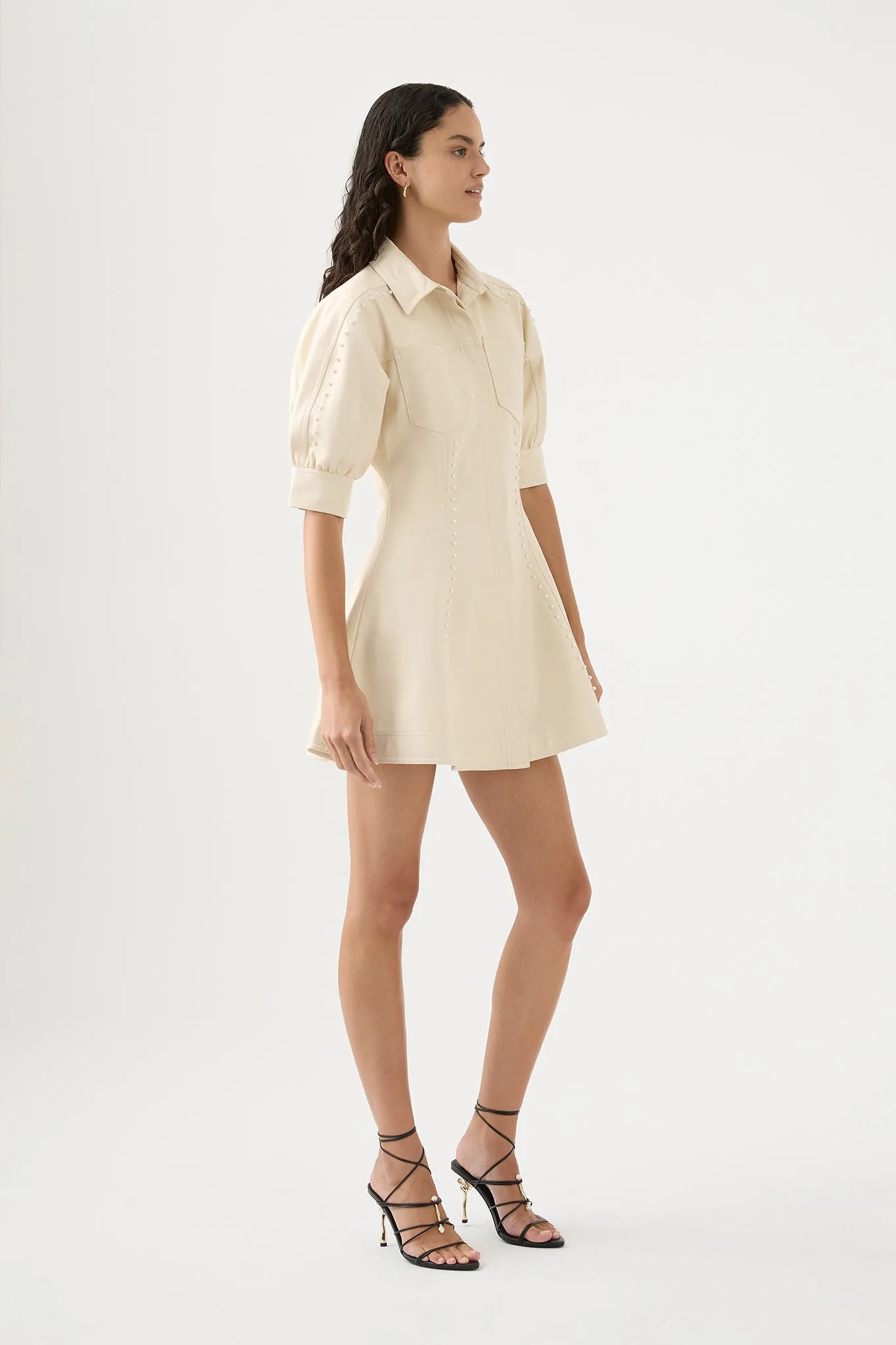 Claire Pearl Mini Dress