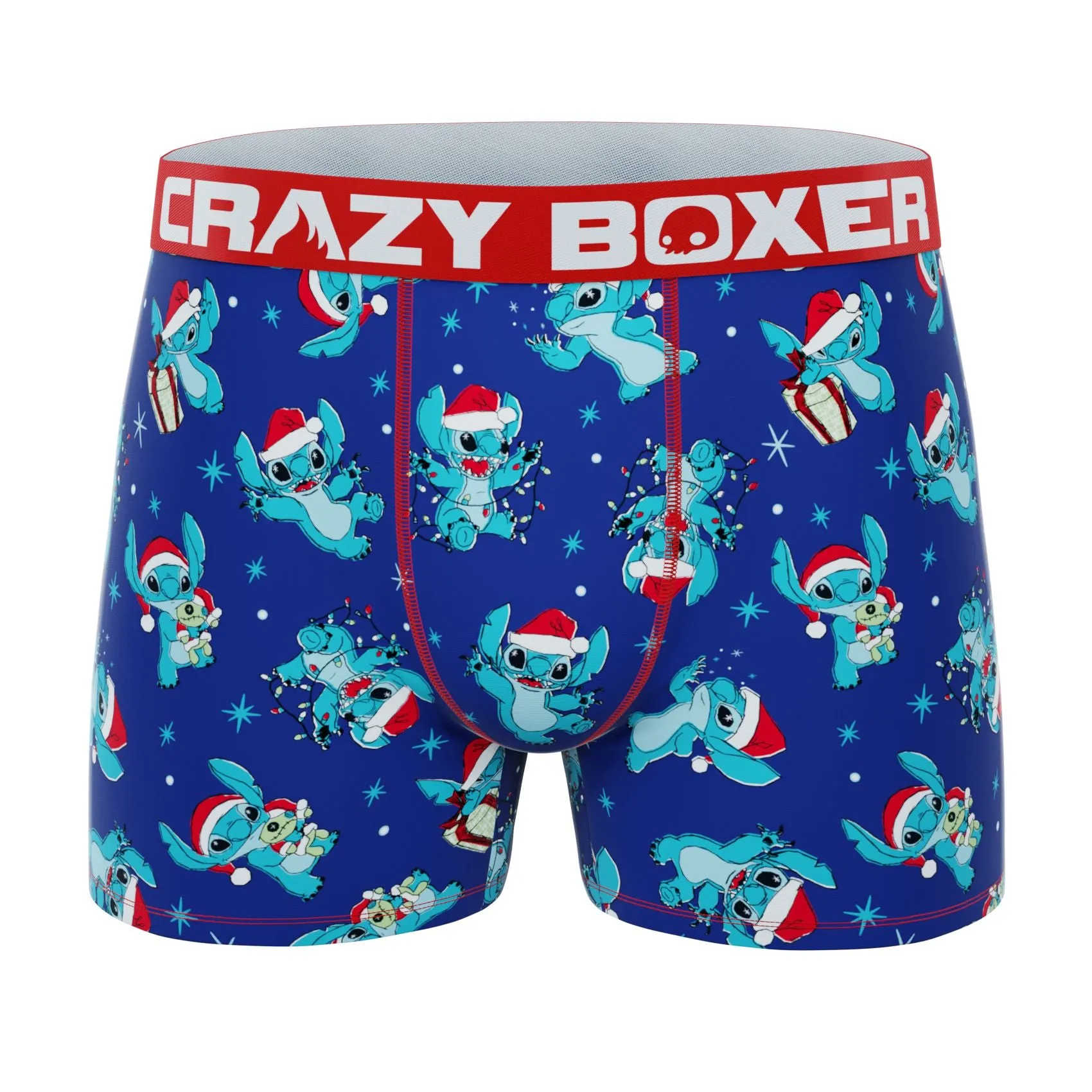 CRAZYBOXER Disney Lilo and Stitch Xmas Stitch Men's Boxer Briefs