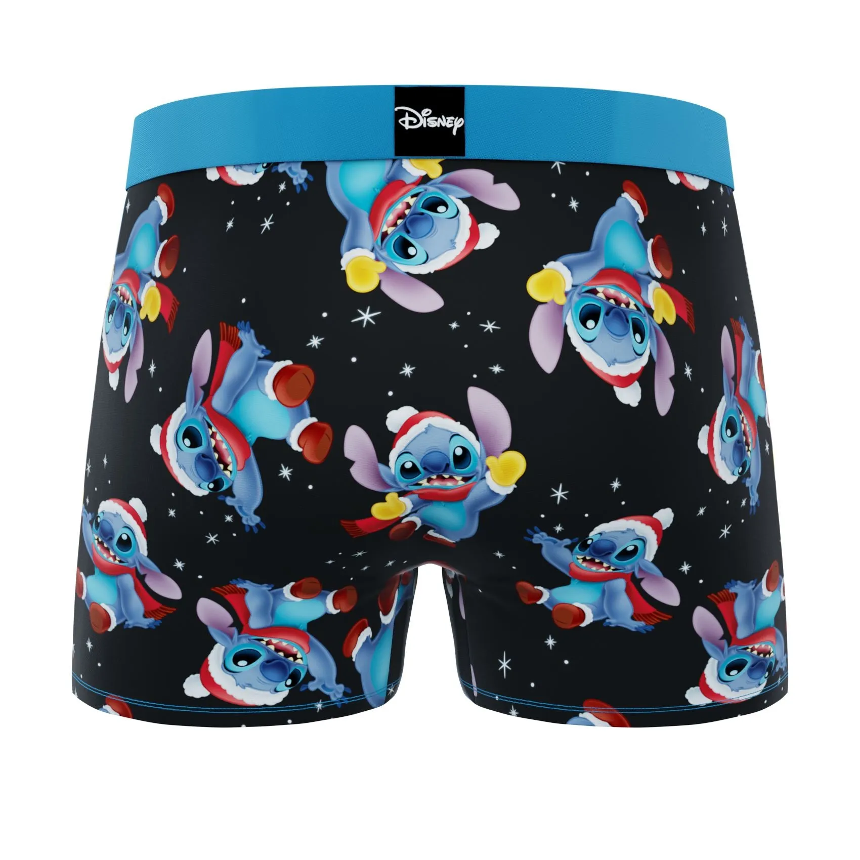 CRAZYBOXER Disney Lilo&Stitch Xmas Men's Boxer Briefs (2 Pack)