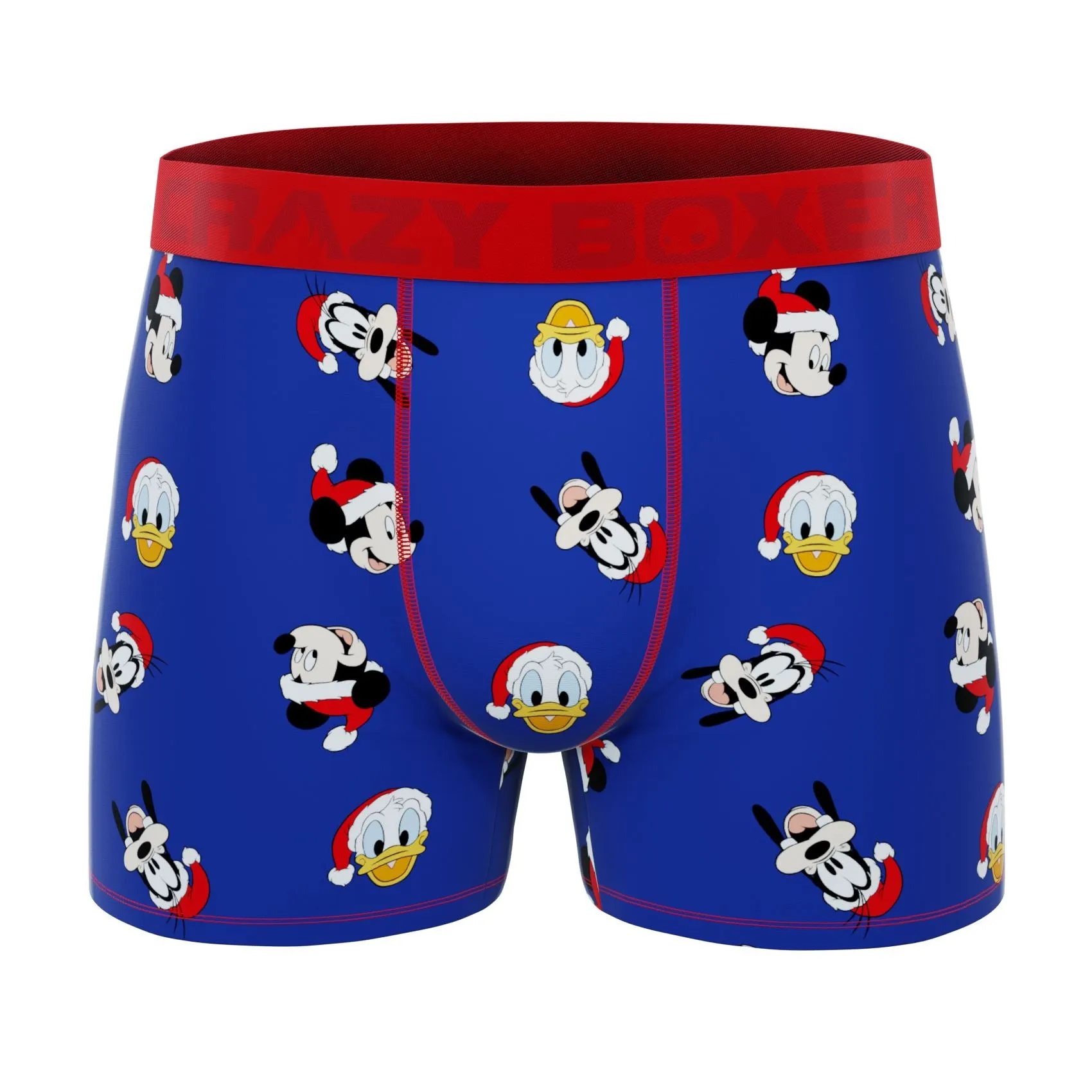 CRAZYBOXER Disney Mickey and friends XMas Men's Boxer Briefs (2 pack)