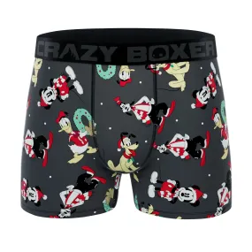 CRAZYBOXER Disney Mickey and Pluto Xmas Men's Boxer Briefs