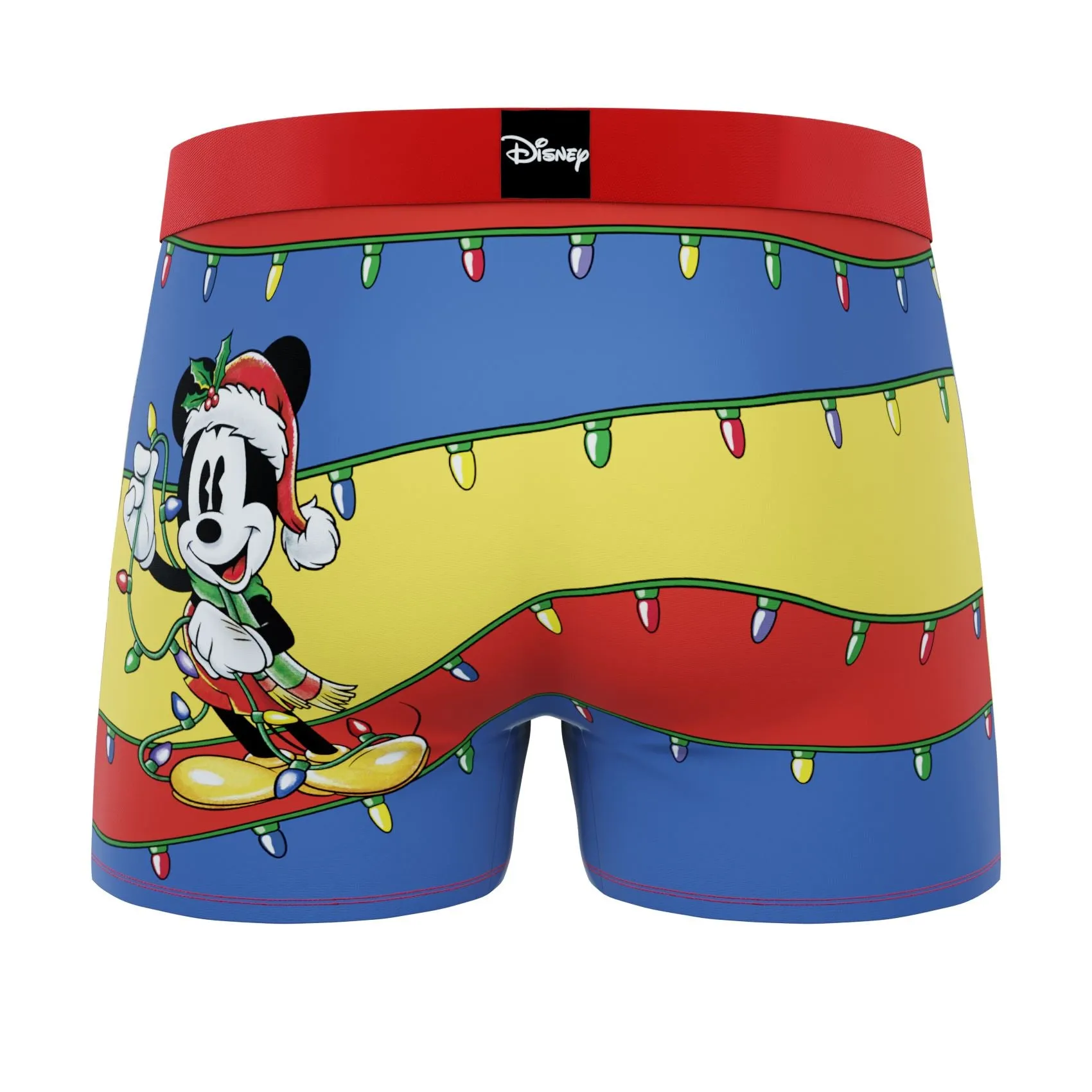 CRAZYBOXER Disney Mickey Holidays Xmas Ski Men's Boxer Briefs