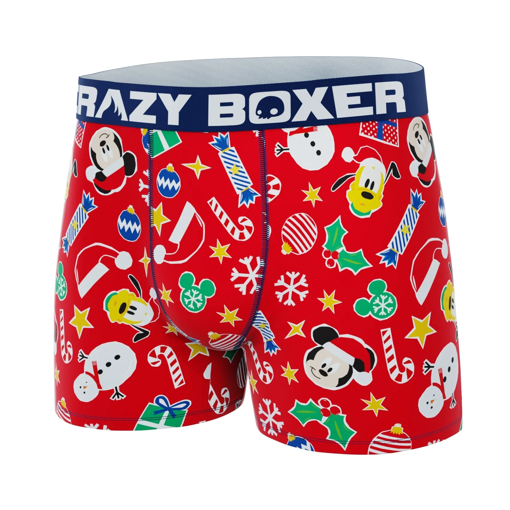 CRAZYBOXER Disney Mickey Xmas Spirit Men's Boxer Briefs