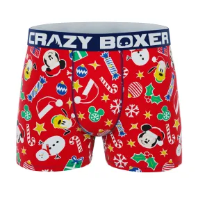 CRAZYBOXER Disney Mickey Xmas Spirit Men's Boxer Briefs