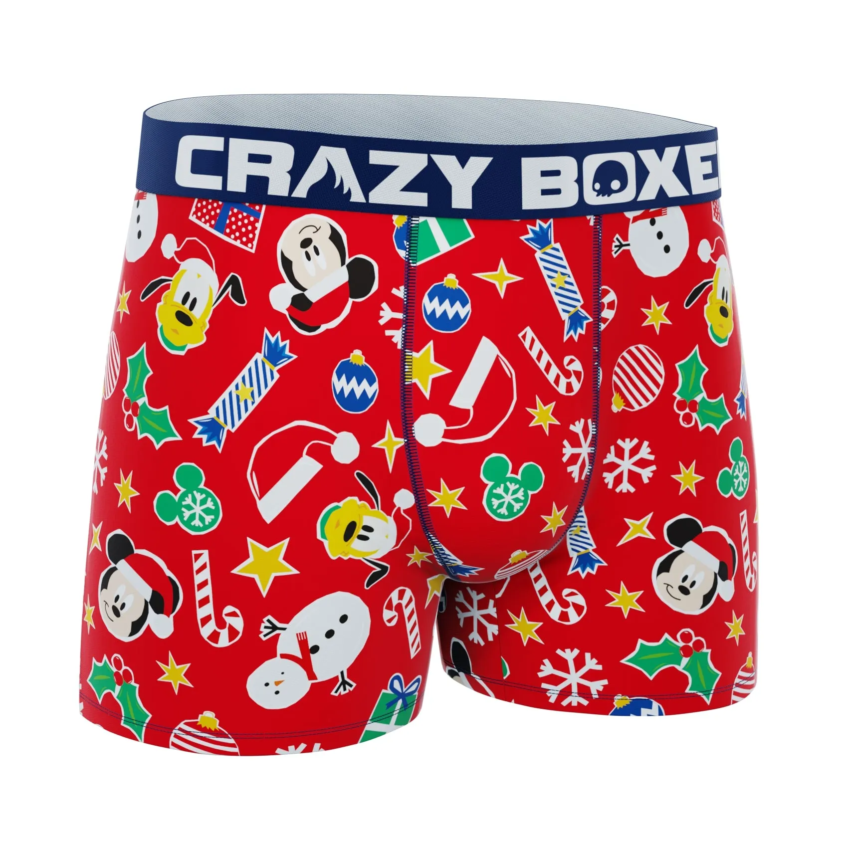 CRAZYBOXER Disney Mickey Xmas Spirit Men's Boxer Briefs