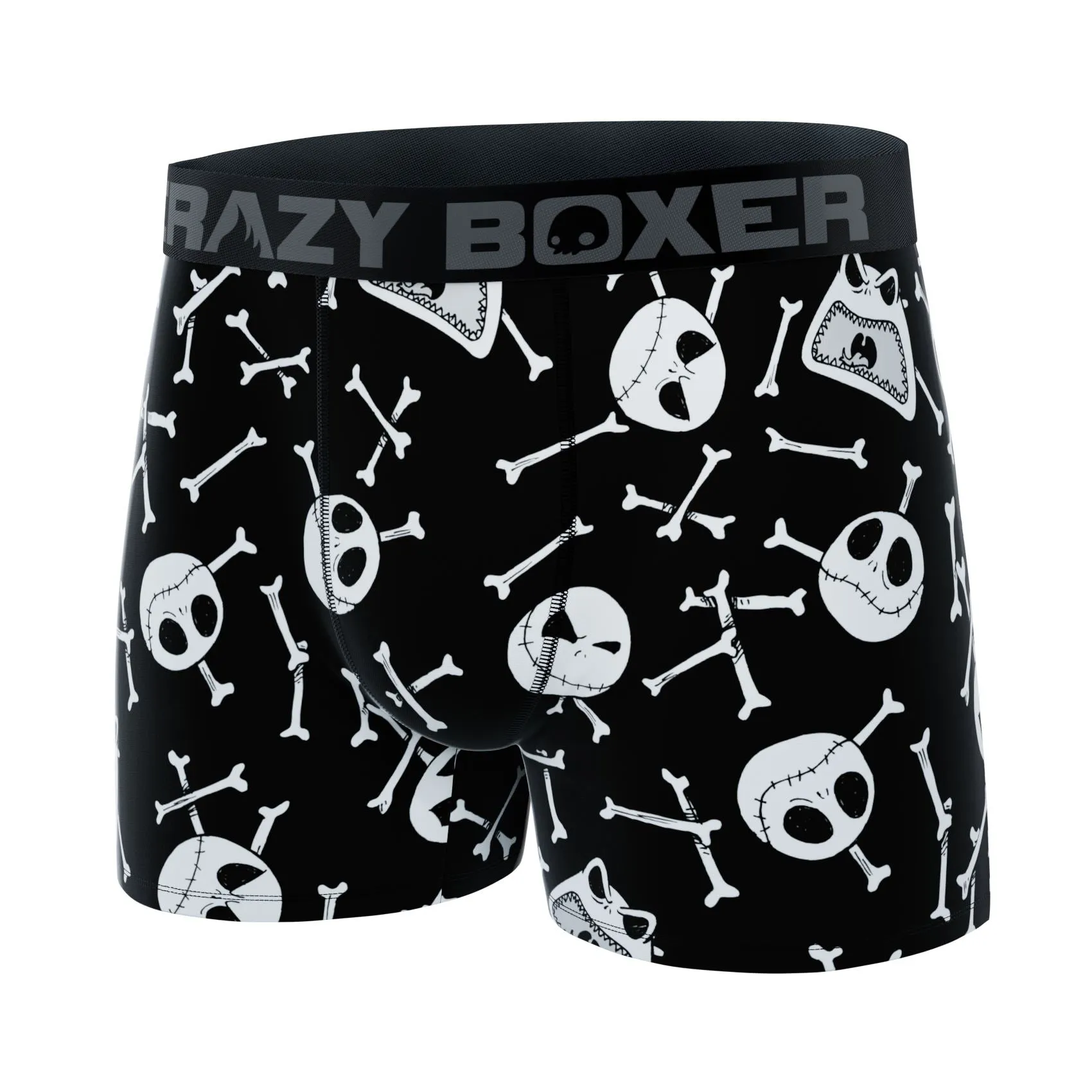 CRAZYBOXER Disney Nightmare Before Christmas Halloween Bone Men's Boxer Briefs