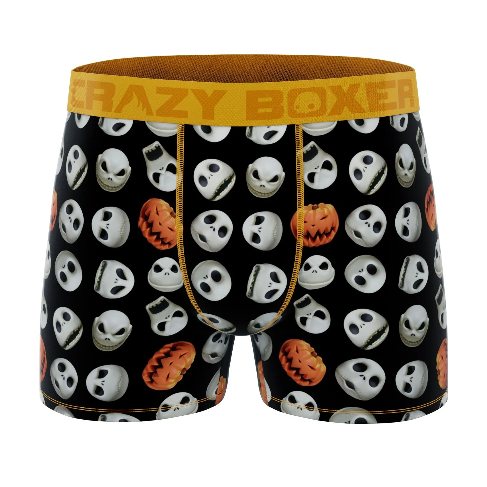 CRAZYBOXER Disney Nightmare Before Christmas Halloween Men's Boxer Briefs (2 Pack)