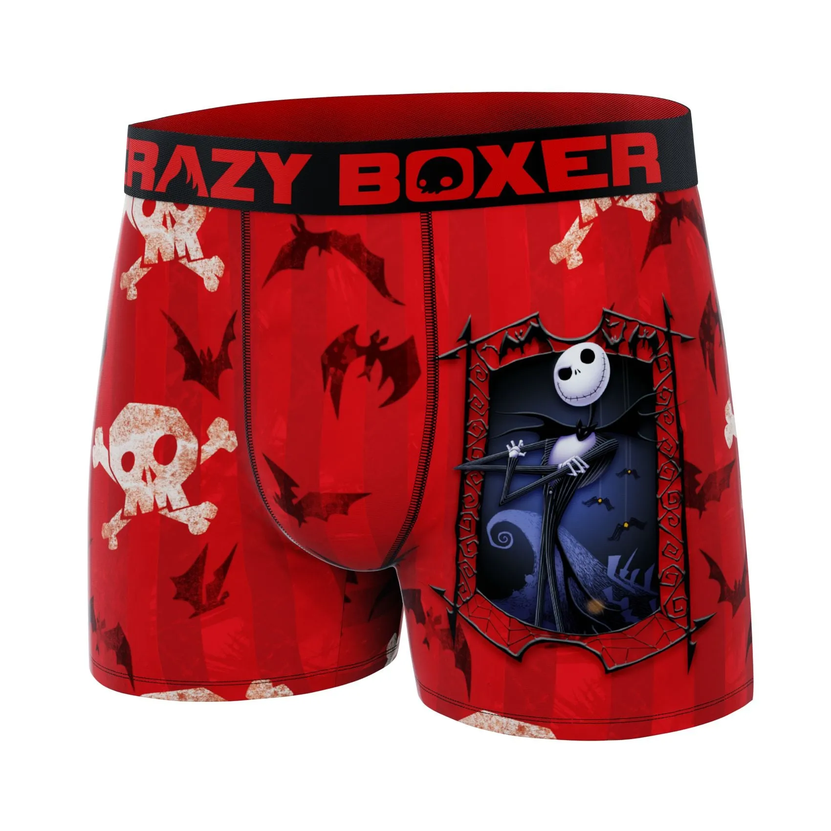 CRAZYBOXER Disney Nightmare Coffins Men's Boxer Briefs (Creative Packaging)