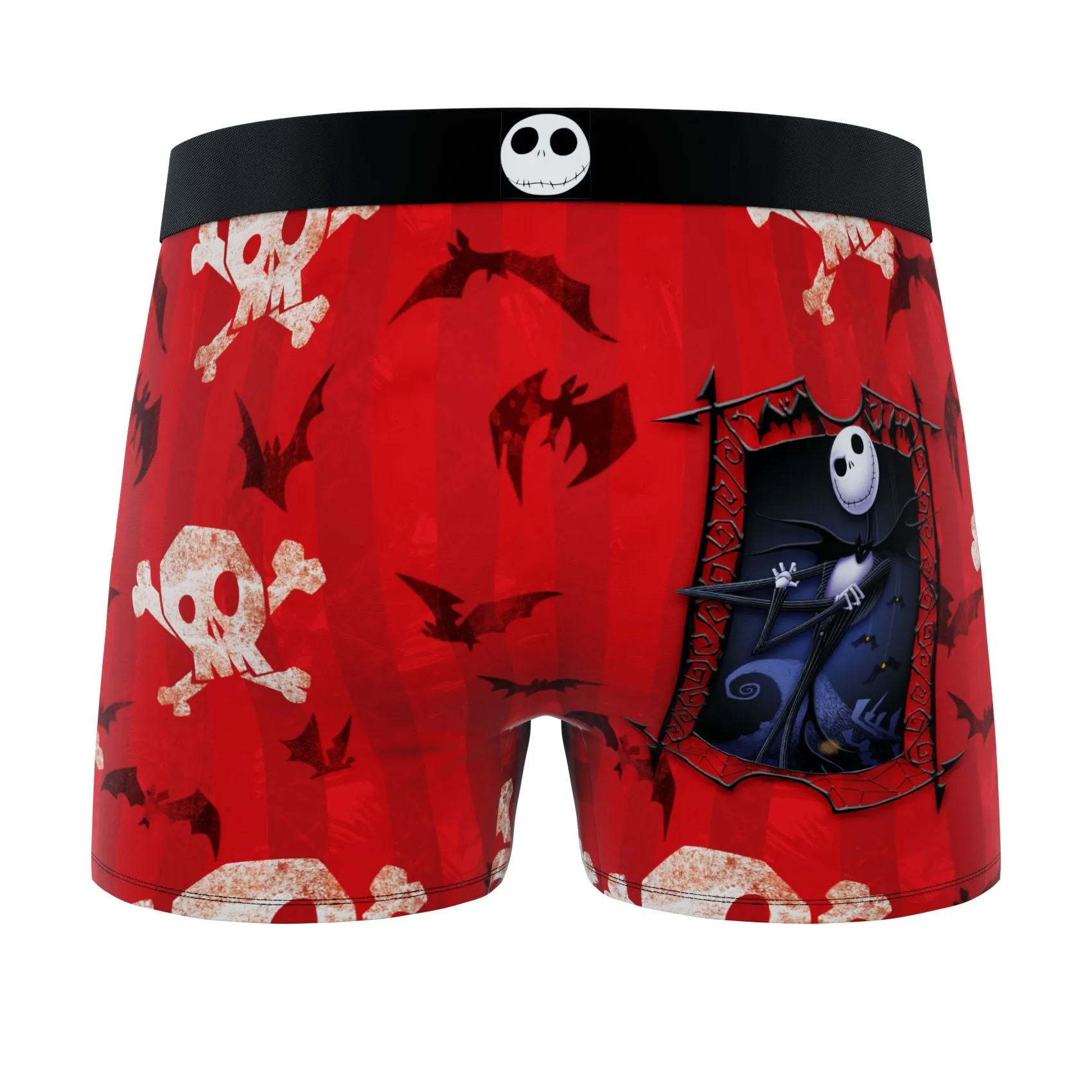 CRAZYBOXER Disney Nightmare Coffins Men's Boxer Briefs (Creative Packaging)