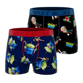 CRAZYBOXER Disney Toy Story XMAS Cane Men's Boxer Briefs (2 pack)