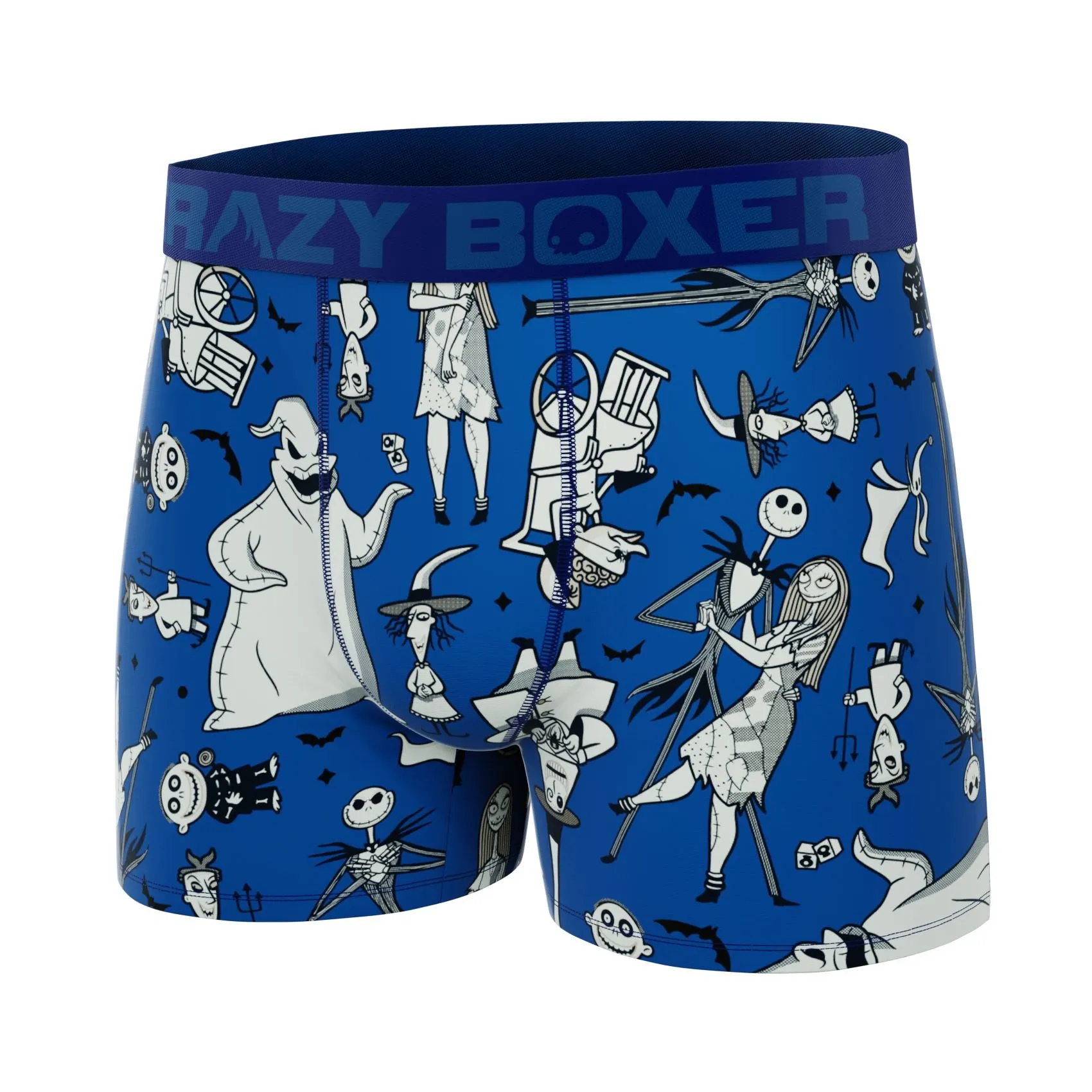 CRAZYBOXER Men's Disney Spooky Nightmare Before Xmas Boxer Briefs