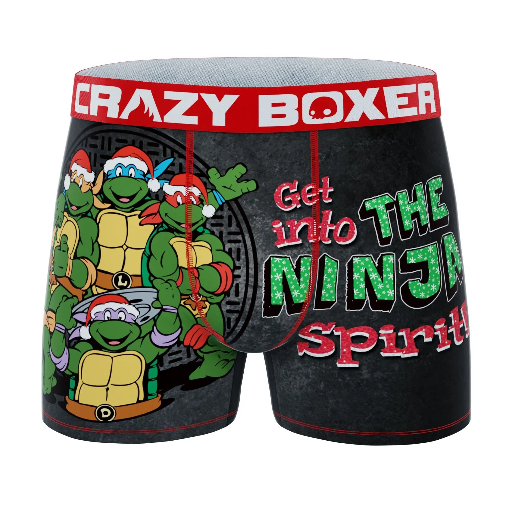 CRAZYBOXER Ninja Turtles XMAS Men's Boxer Briefs (3 pack)