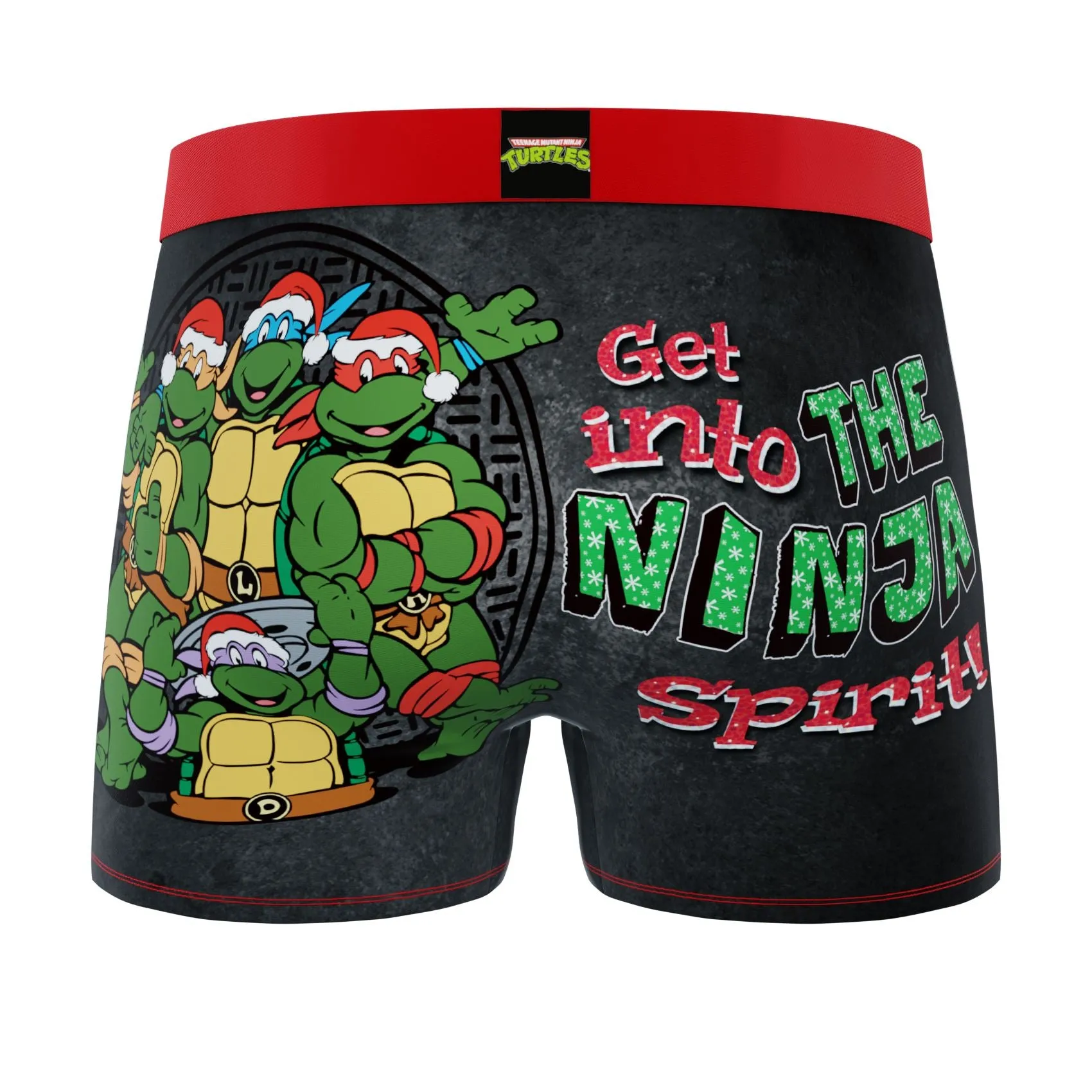 CRAZYBOXER Ninja Turtles XMAS Men's Boxer Briefs (3 pack)