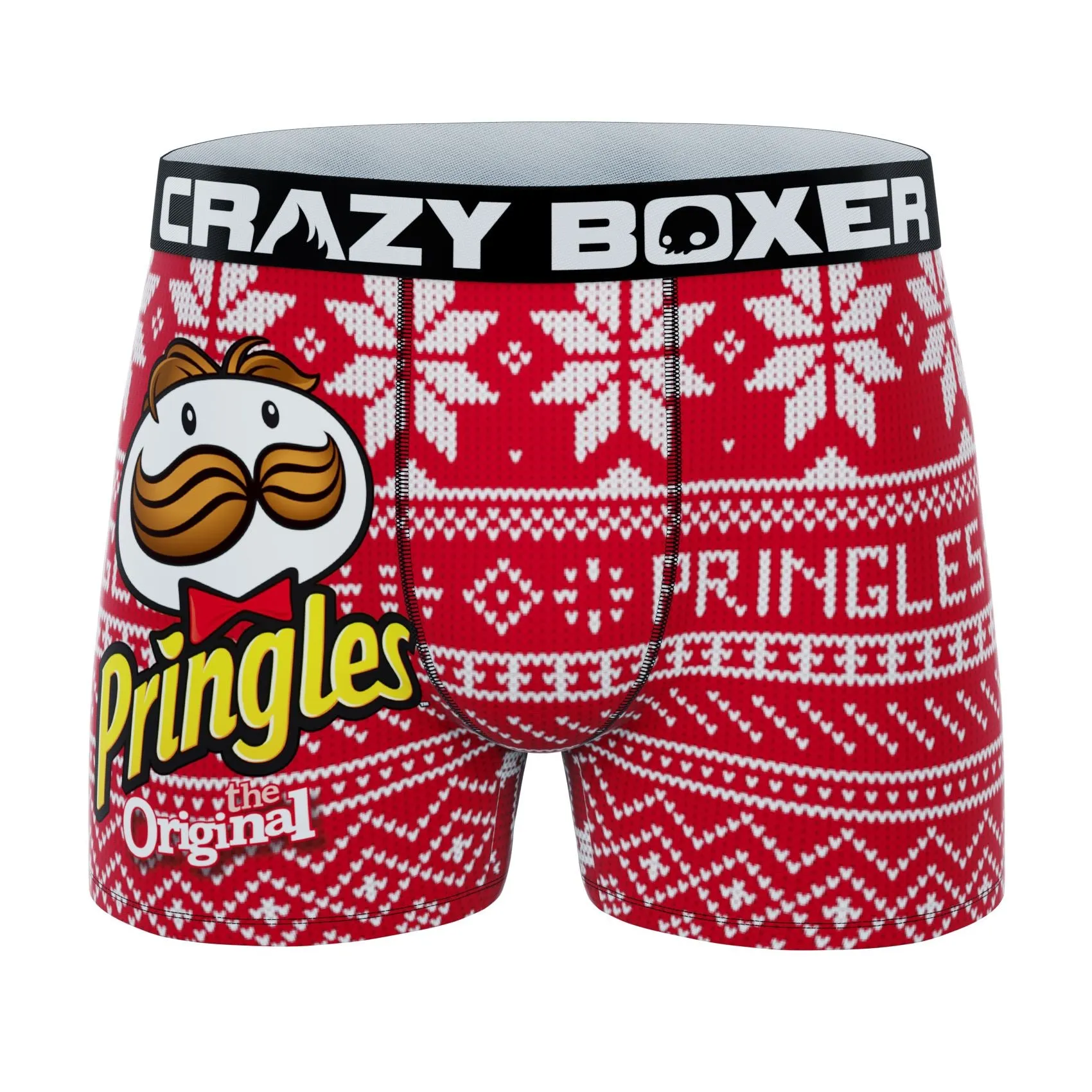 CRAZYBOXER Pringles XMAS Men's Boxer Briefs (3 pack)