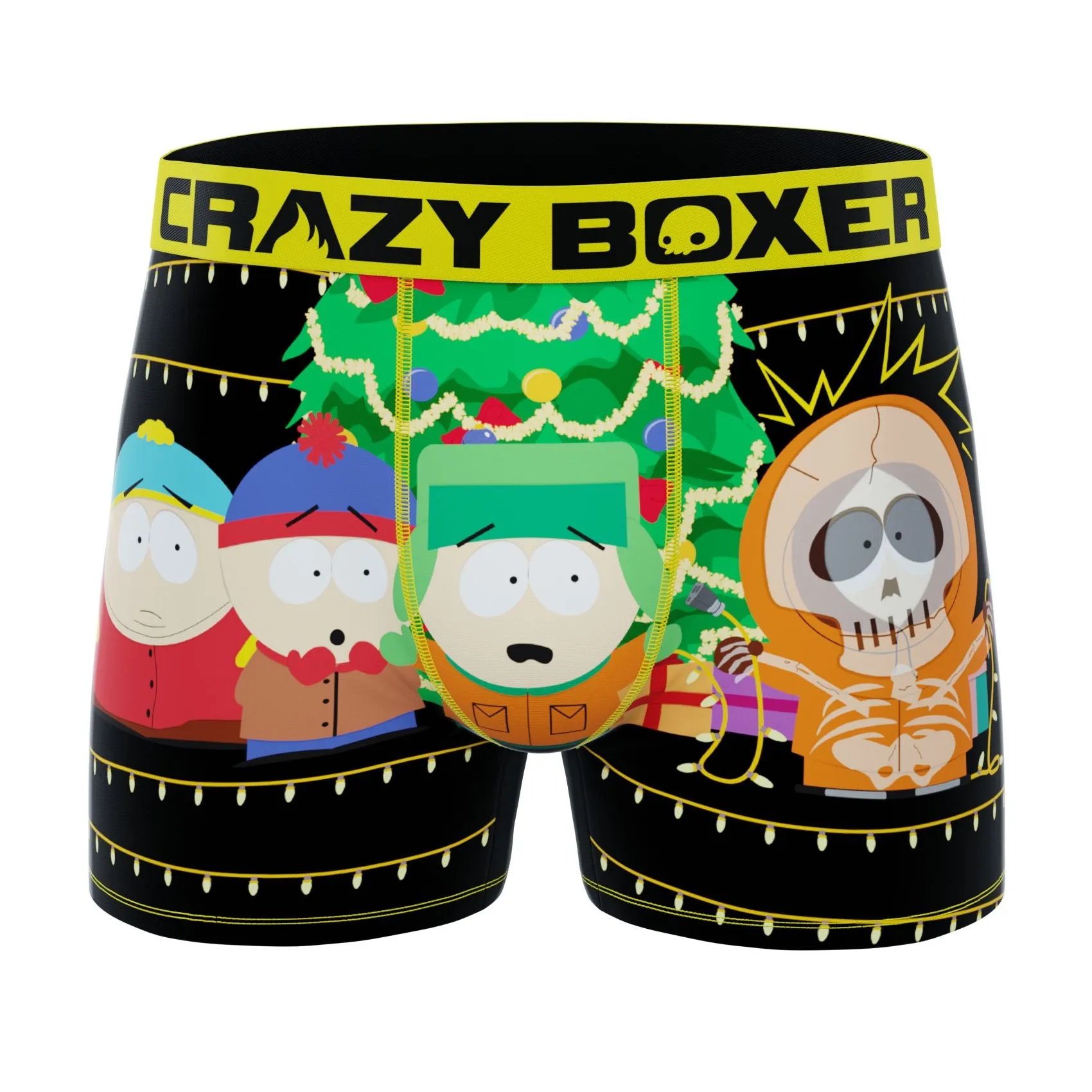 CRAZYBOXER South Park Characters Xmas Men's Boxer Briefs (3 pack)