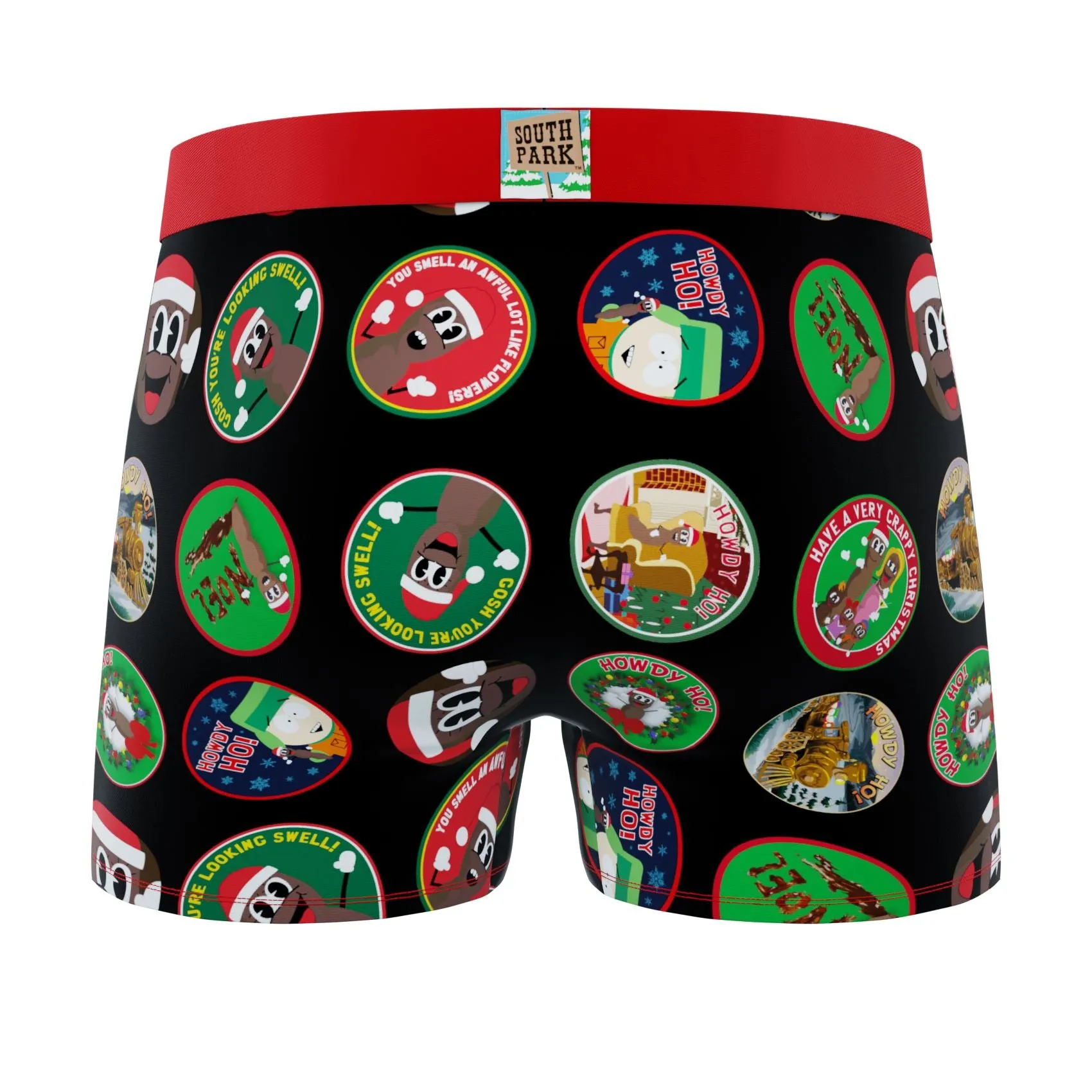 CRAZYBOXER South Park Characters Xmas Men's Boxer Briefs (3 pack)