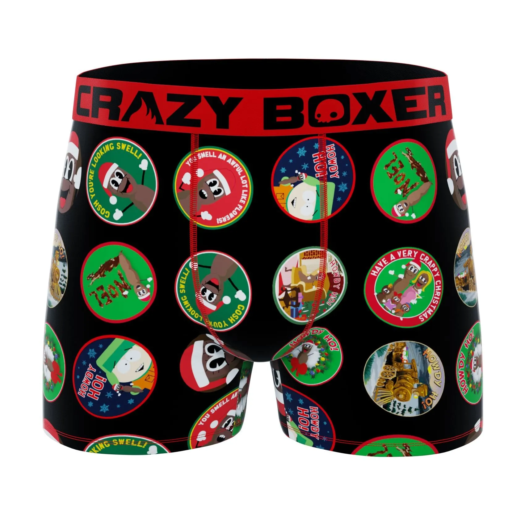 CRAZYBOXER South Park Characters Xmas Men's Boxer Briefs (3 pack)