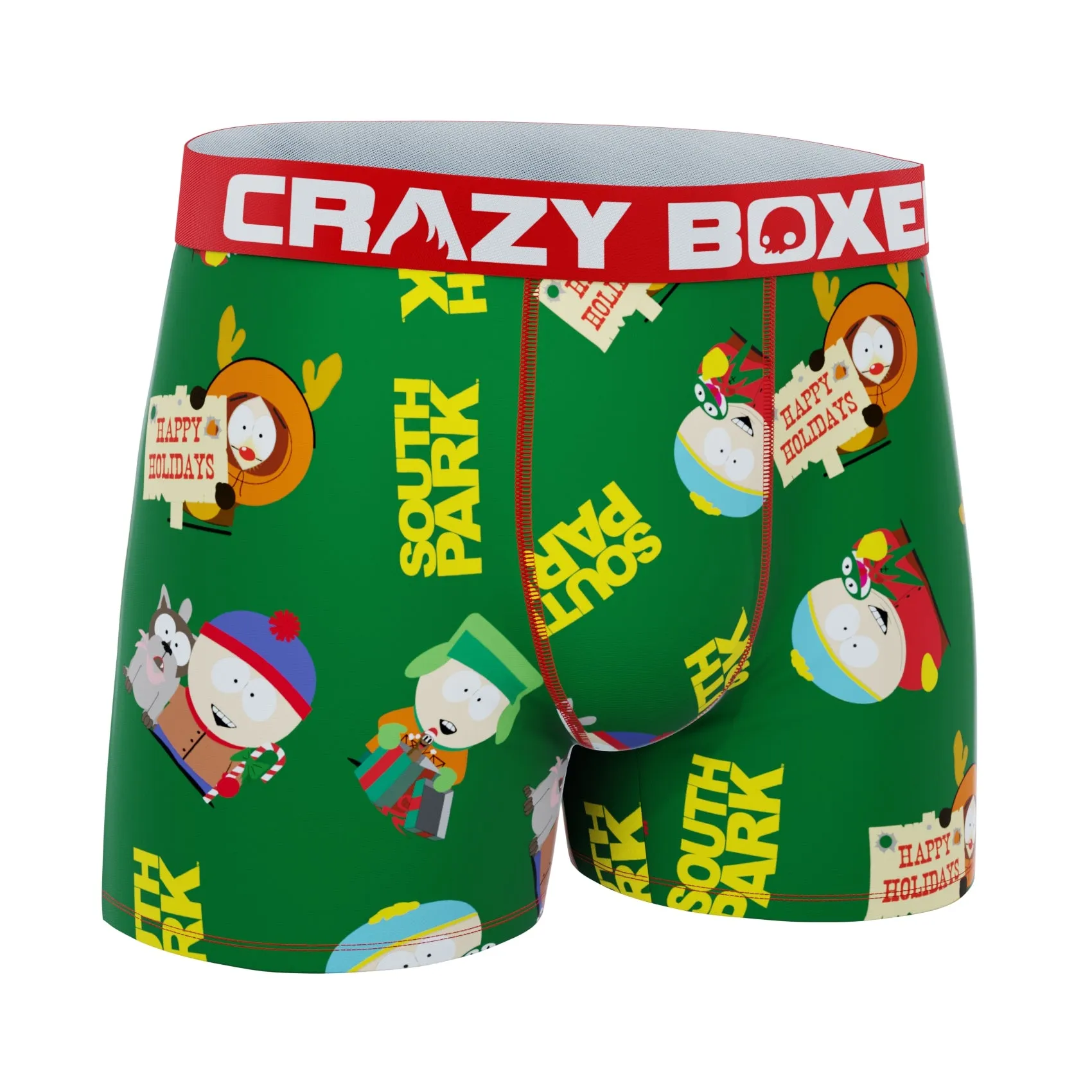 CRAZYBOXER South Park Xmas Green Men's Boxer Briefs