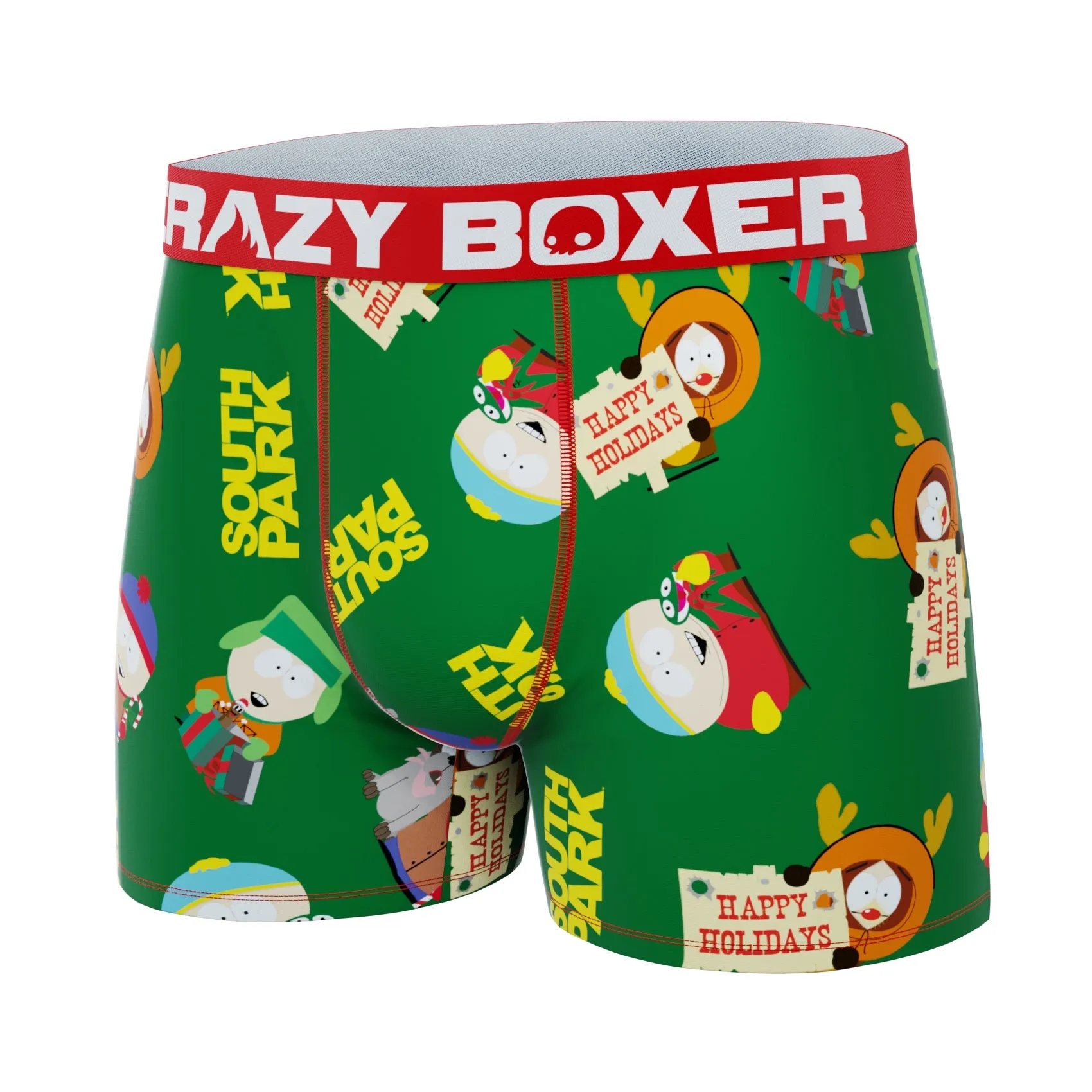 CRAZYBOXER South Park Xmas Green Men's Boxer Briefs