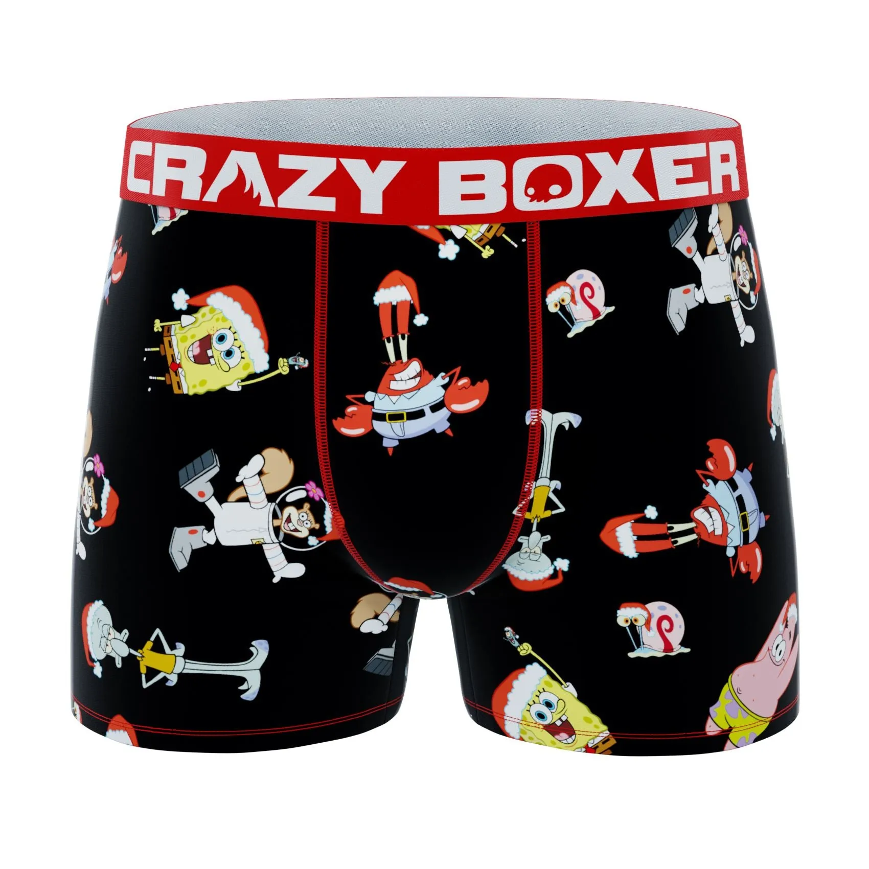 CRAZYBOXER Spongebob XMAS Men's Boxer Briefs (2 pack)