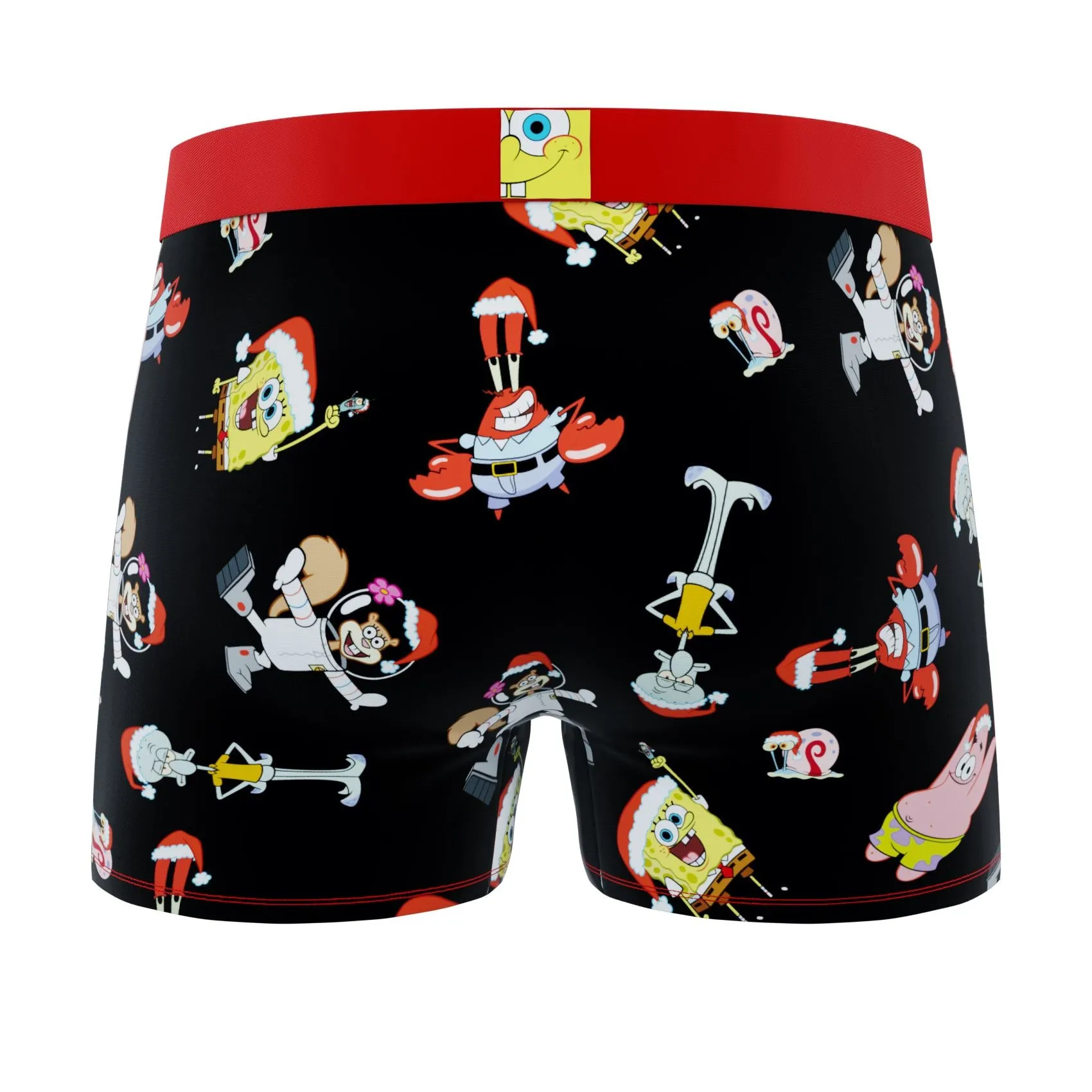 CRAZYBOXER Spongebob XMAS Men's Boxer Briefs (2 pack)