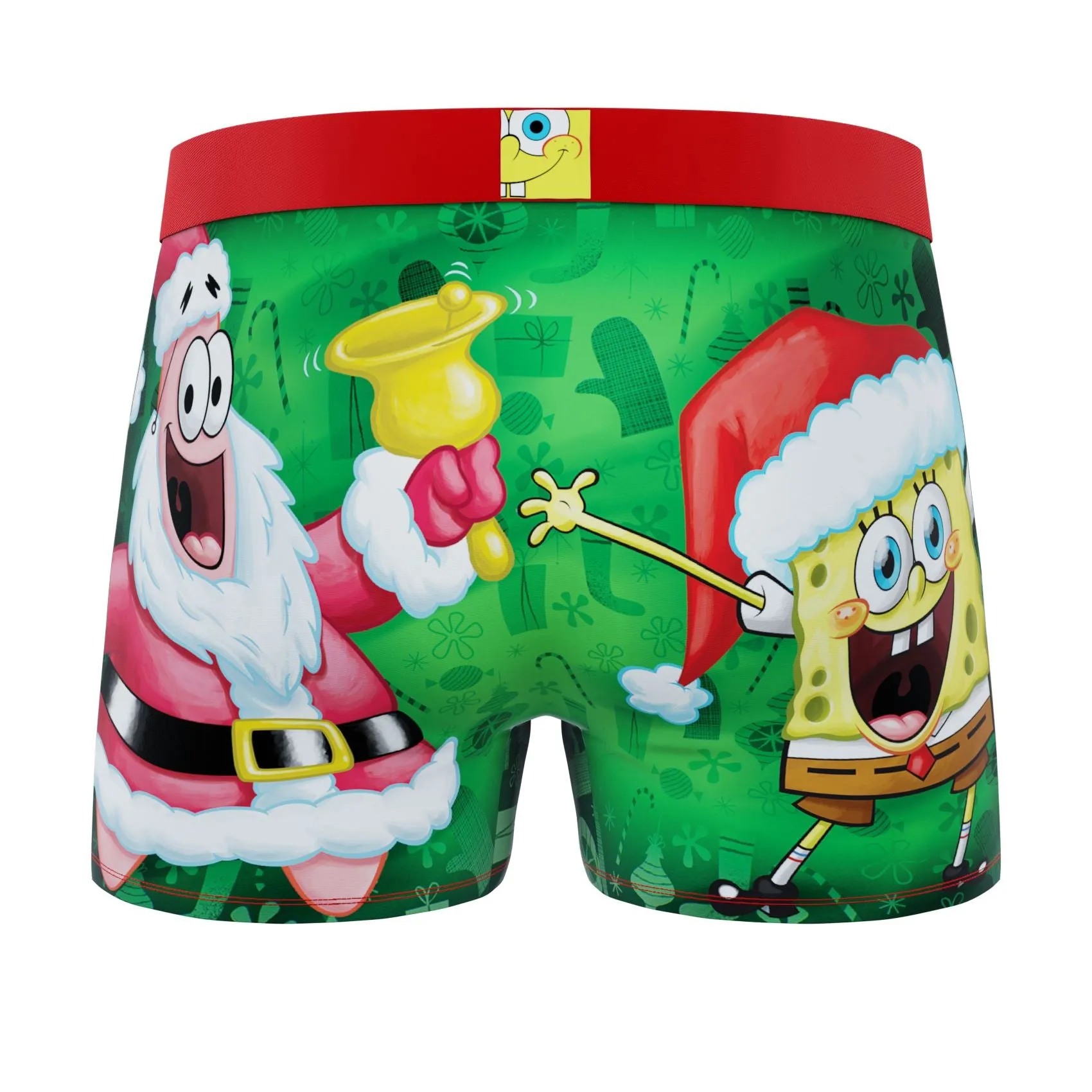 CRAZYBOXER Spongebob XMAS Men's Boxer Briefs (2 pack)