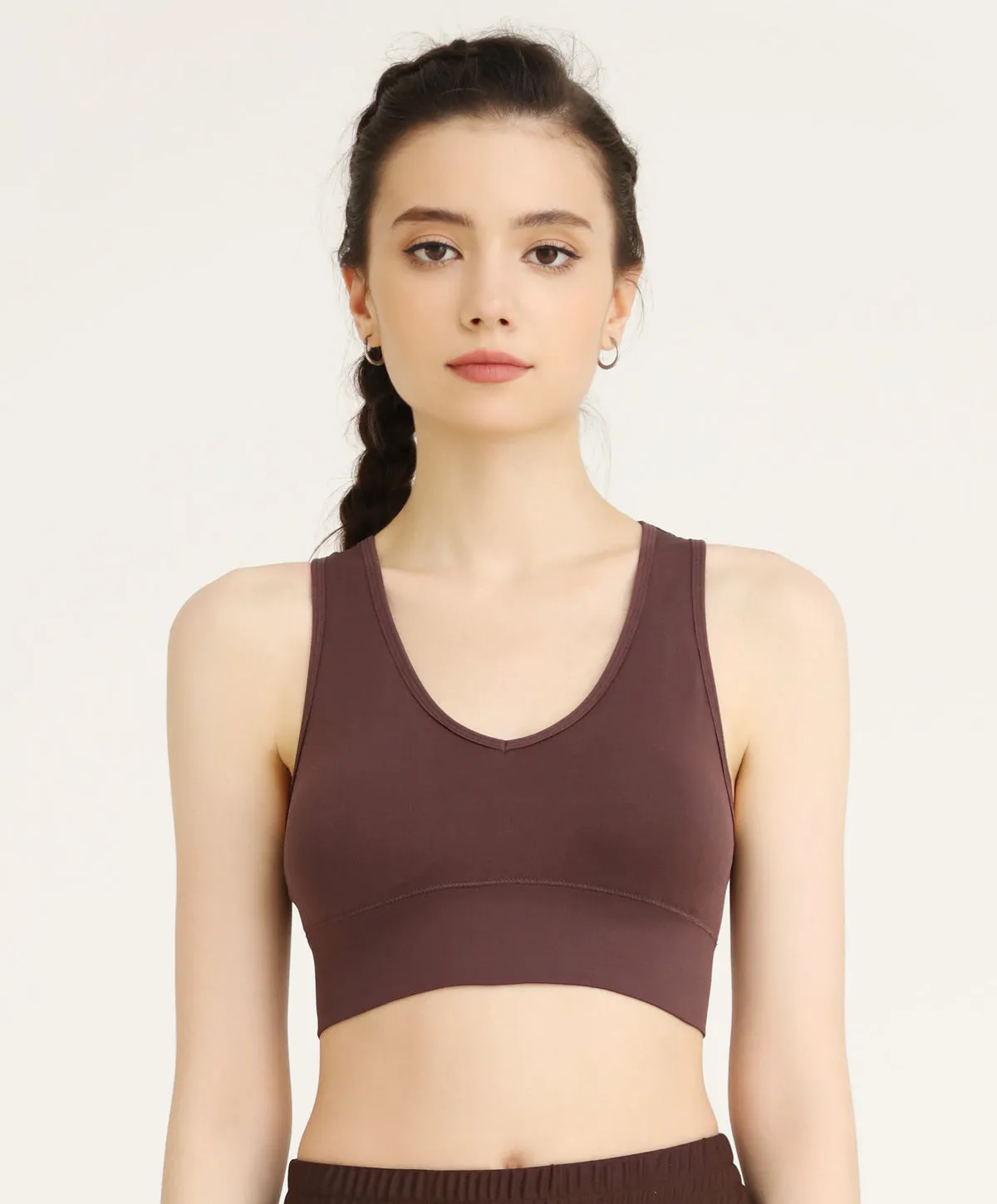 Energized Mindful Strappy Seamless Knit Sports Bra 201-1092S