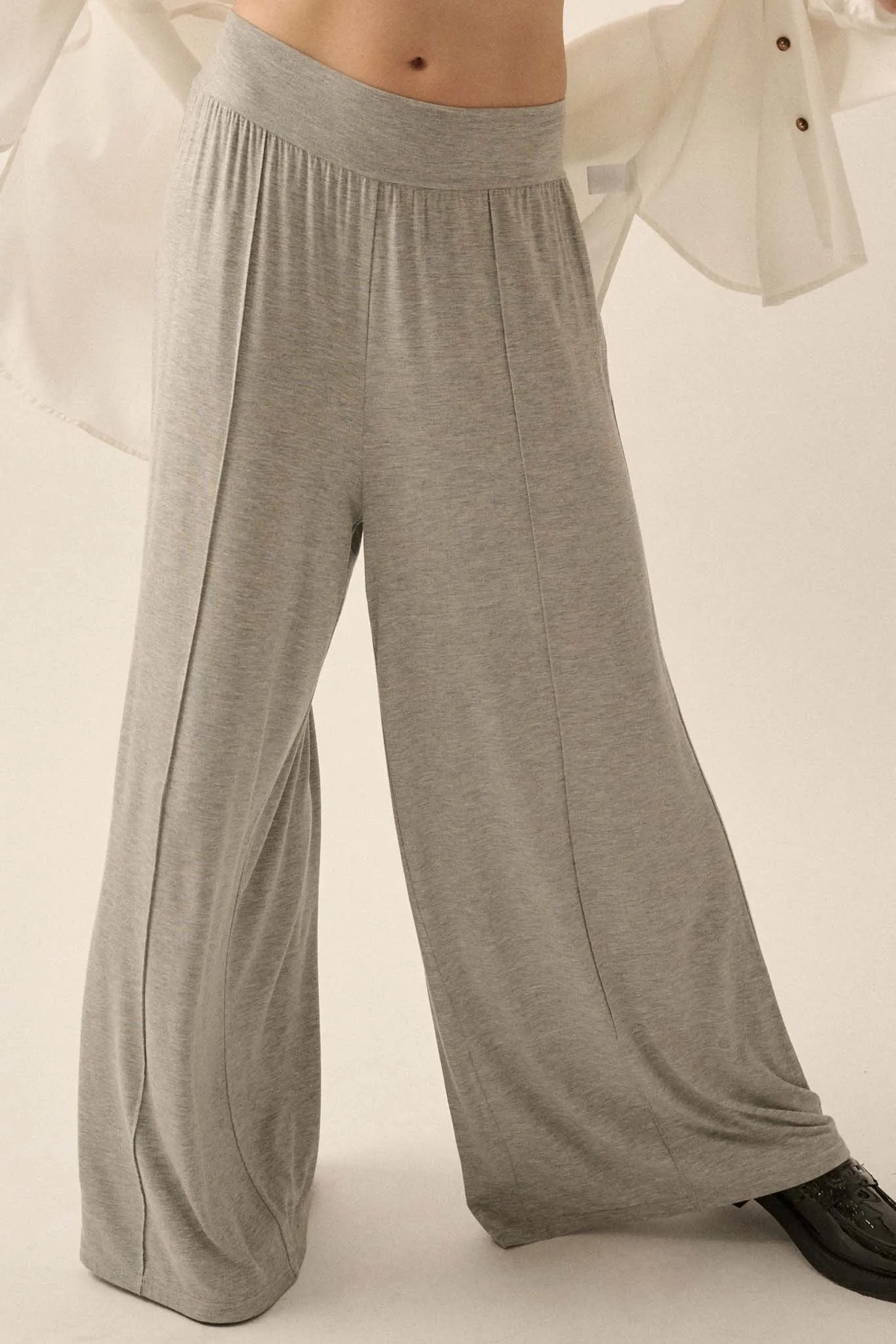 Essential Trends Modal Jersey Wide-Leg Pants