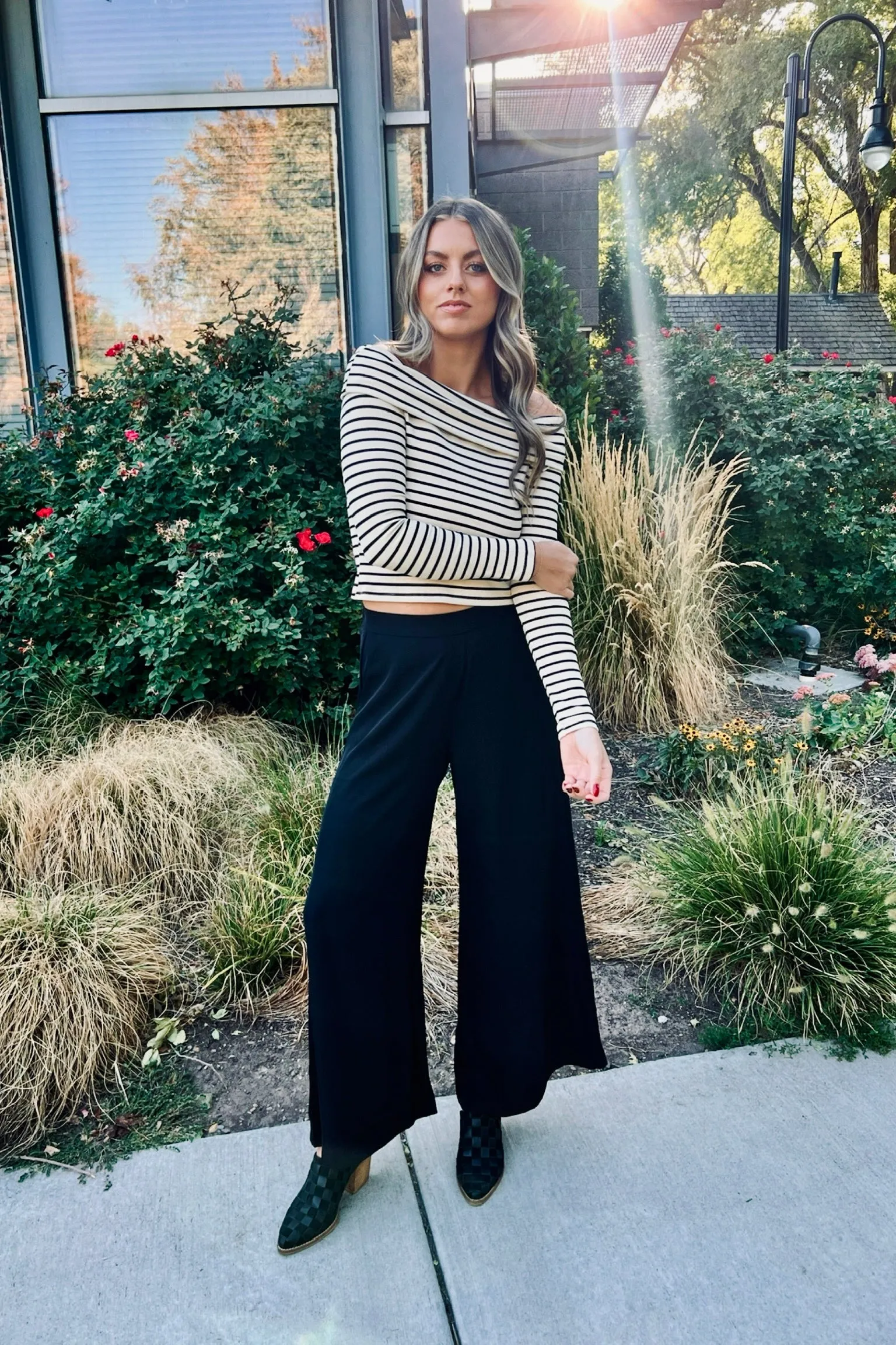 First Class Wide Leg Pants