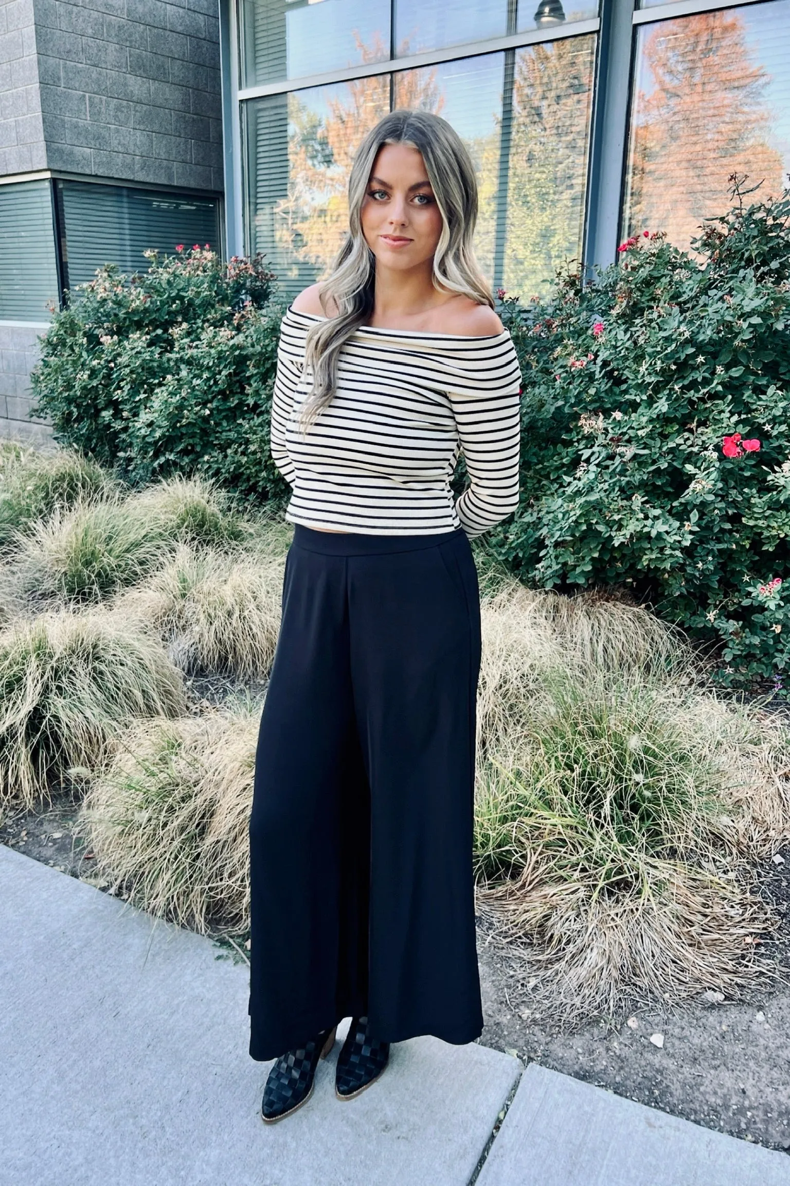 First Class Wide Leg Pants