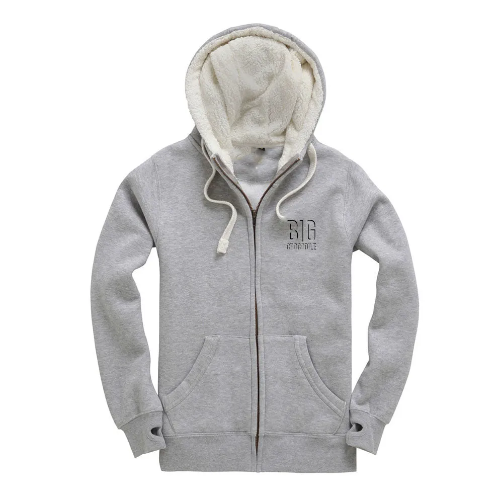 Fleece Lined Premium Zip Up Hoodie