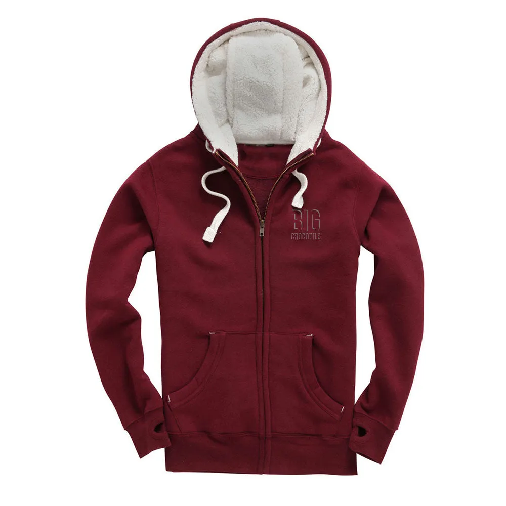 Fleece Lined Premium Zip Up Hoodie