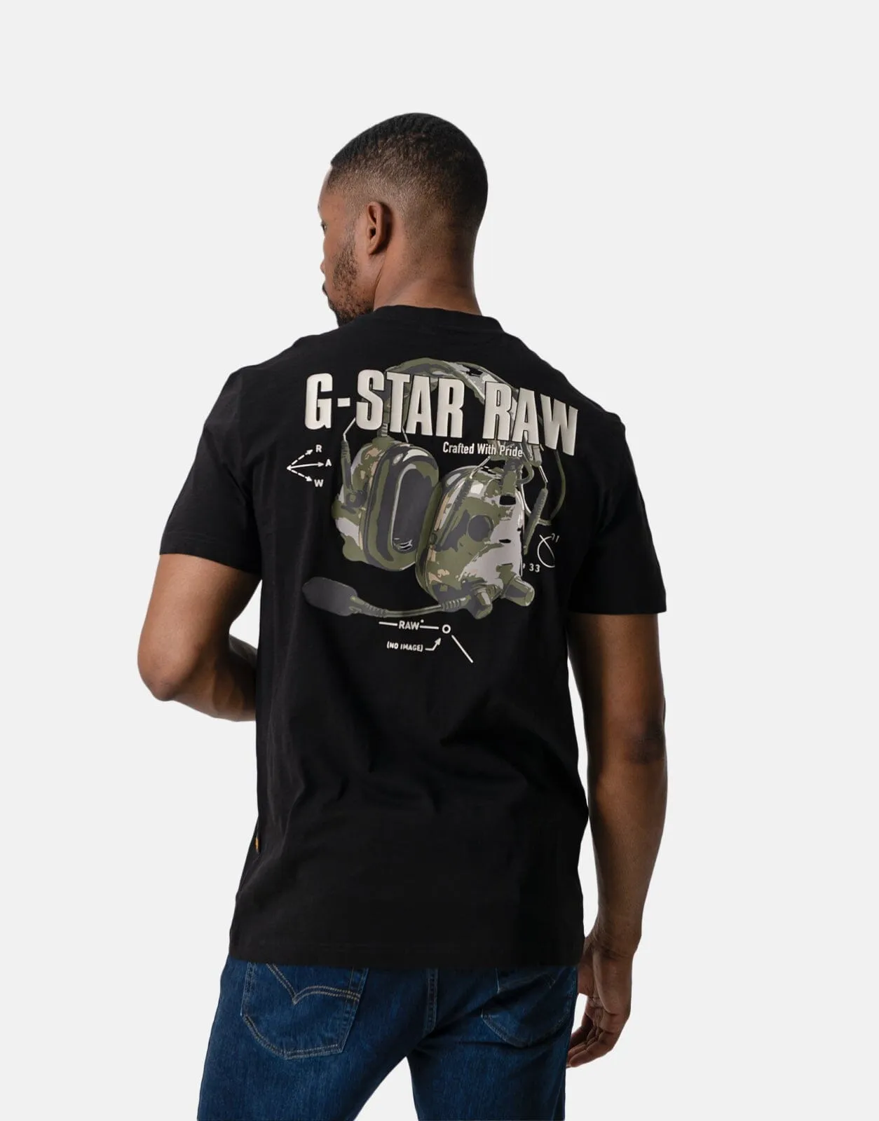 G-Star RAW Headphones Back T-Shirt