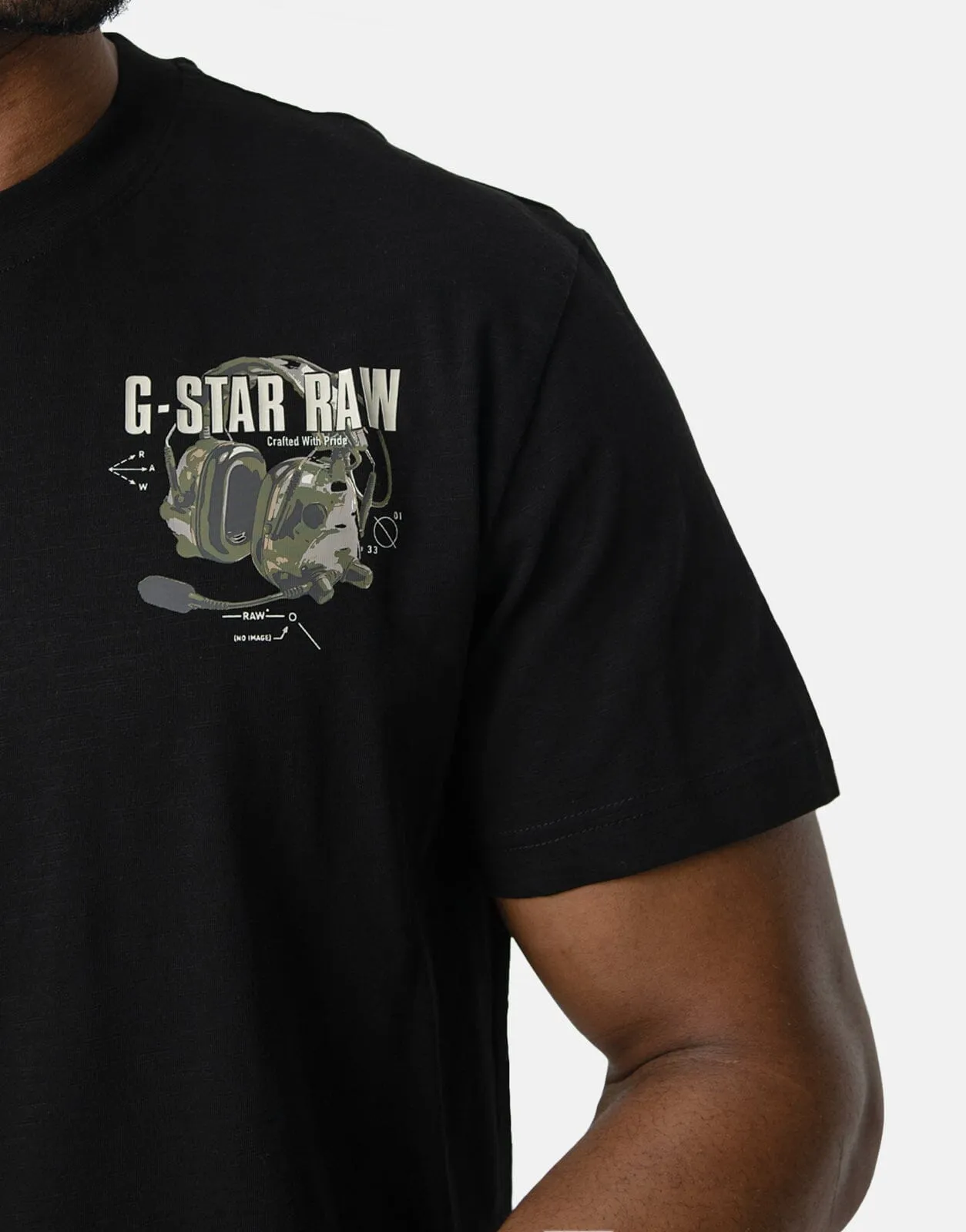 G-Star RAW Headphones Back T-Shirt